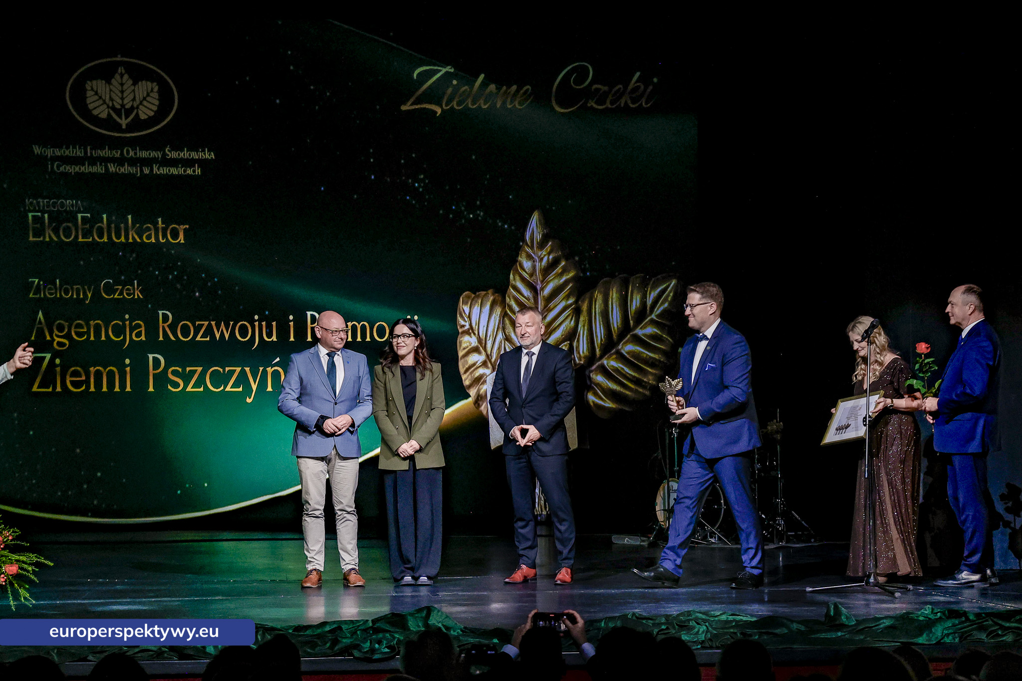 Europerspektywy Zielone Czeki 2026 rozdane. WFOŚiGW w Katowicach nagrodził liderów transformacji ekologicznej