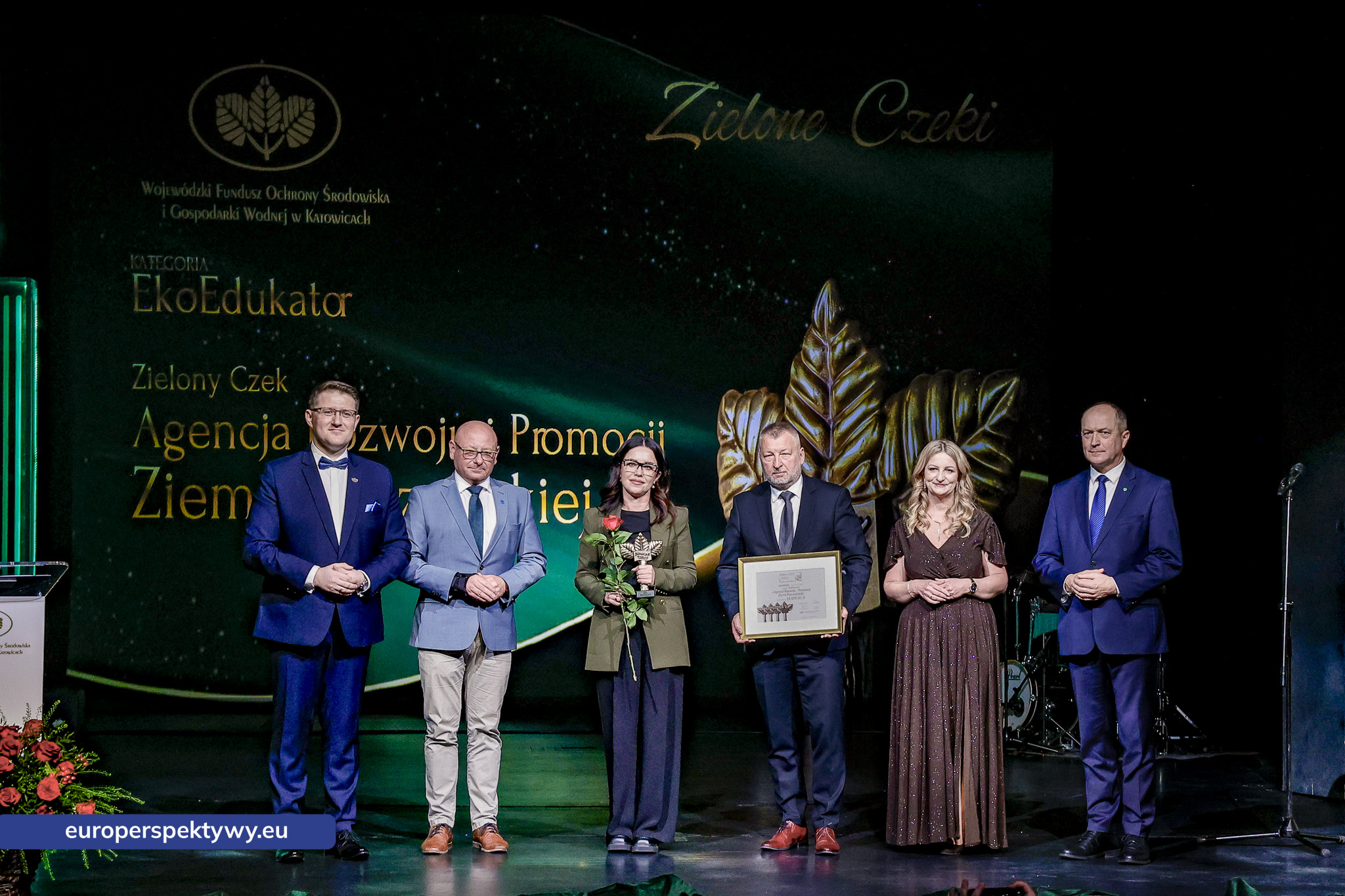 Europerspektywy Zielone Czeki 2026 rozdane. WFOŚiGW w Katowicach nagrodził liderów transformacji ekologicznej