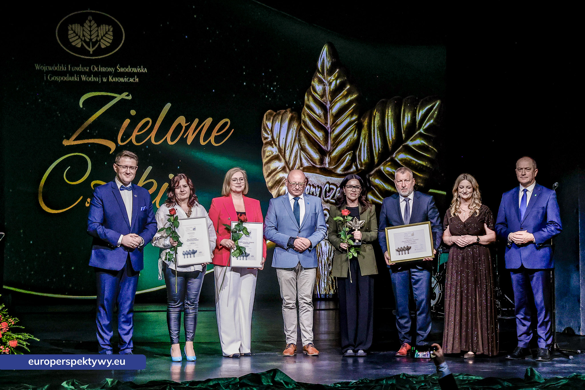 Europerspektywy Zielone Czeki 2026 rozdane. WFOŚiGW w Katowicach nagrodził liderów transformacji ekologicznej