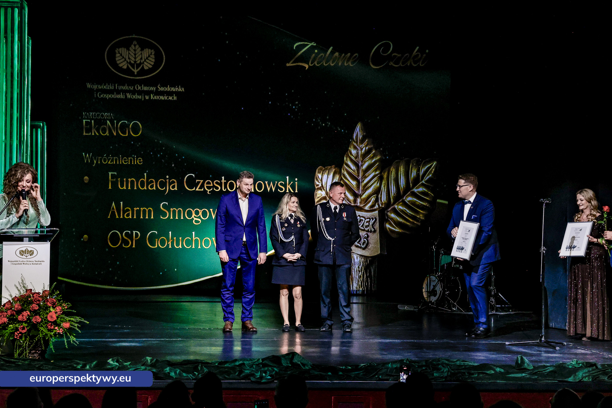 Europerspektywy Zielone Czeki 2026 rozdane. WFOŚiGW w Katowicach nagrodził liderów transformacji ekologicznej