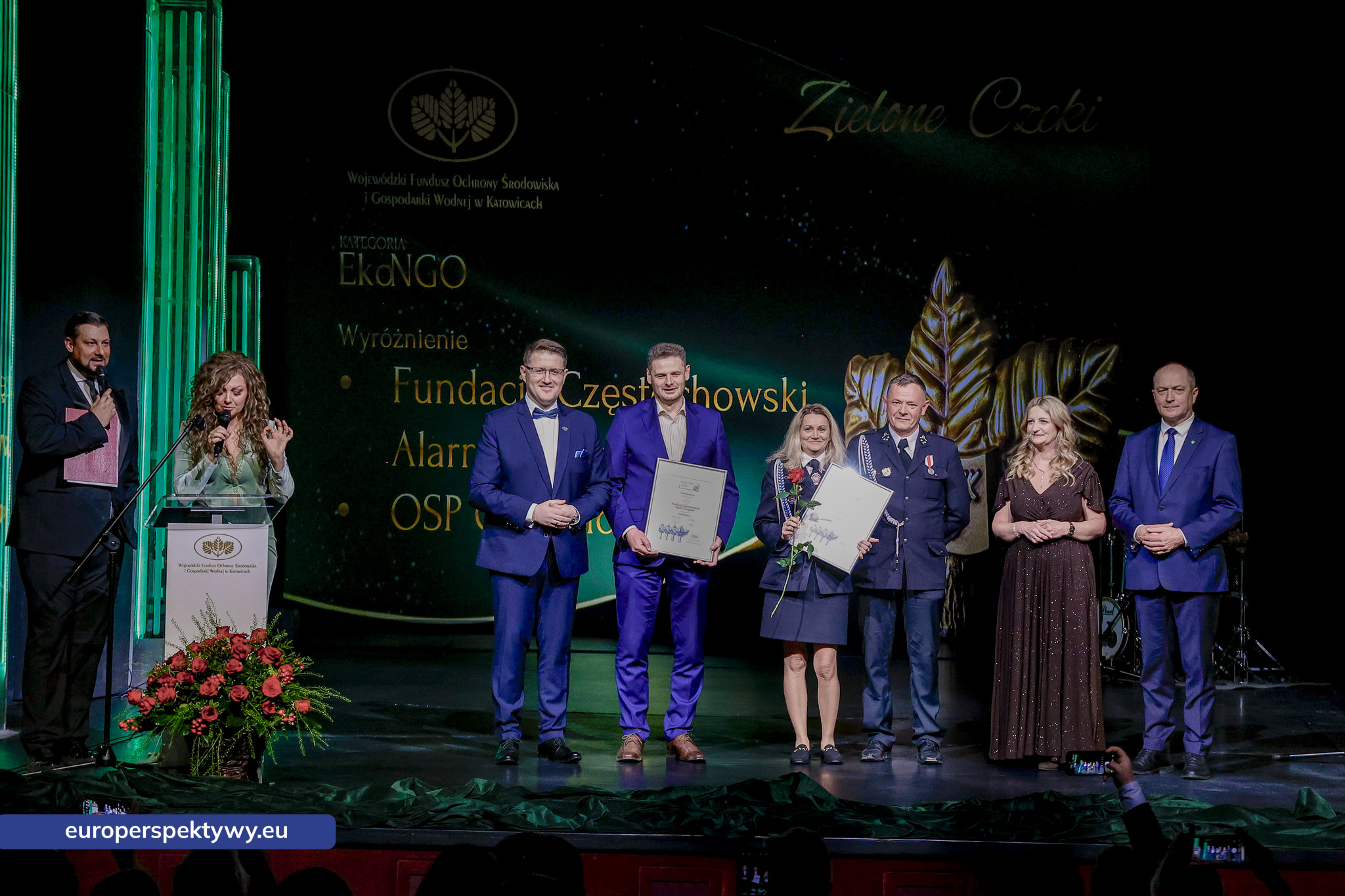 Europerspektywy Zielone Czeki 2026 rozdane. WFOŚiGW w Katowicach nagrodził liderów transformacji ekologicznej
