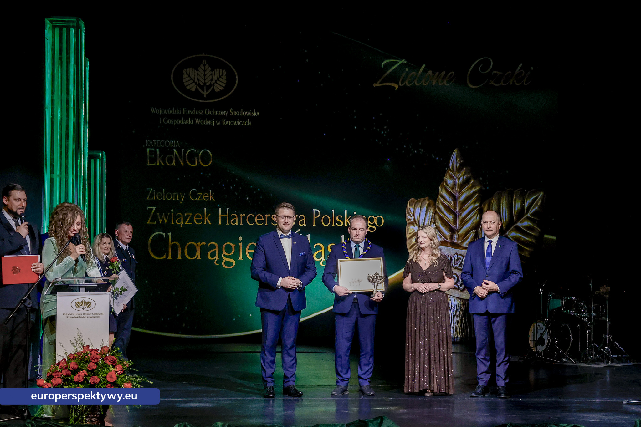Europerspektywy Zielone Czeki 2026 rozdane. WFOŚiGW w Katowicach nagrodził liderów transformacji ekologicznej