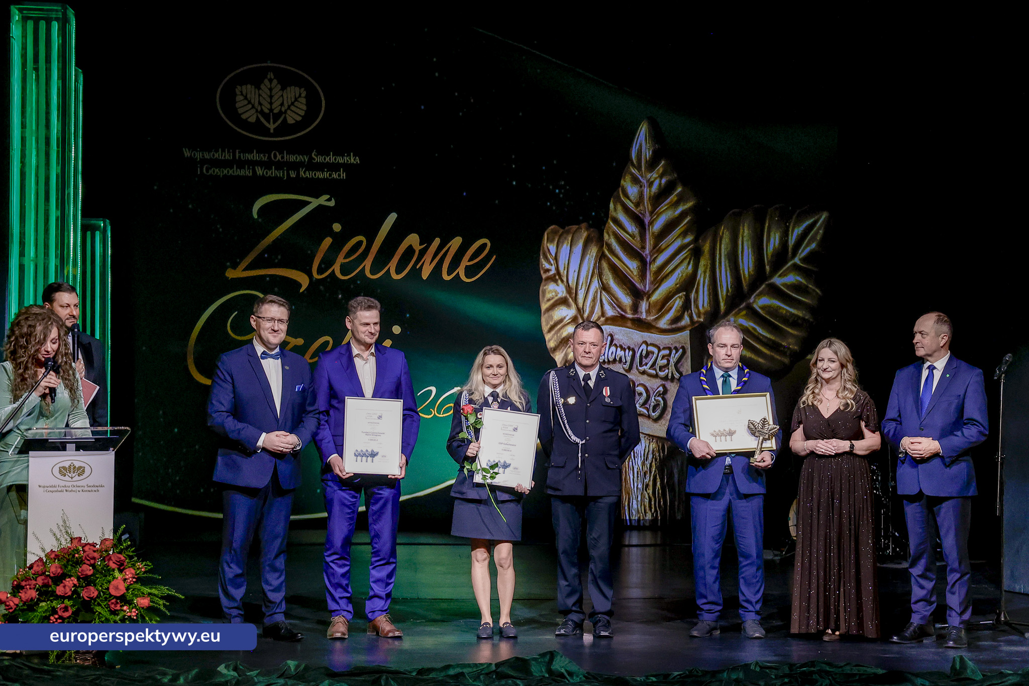 Europerspektywy Zielone Czeki 2026 rozdane. WFOŚiGW w Katowicach nagrodził liderów transformacji ekologicznej