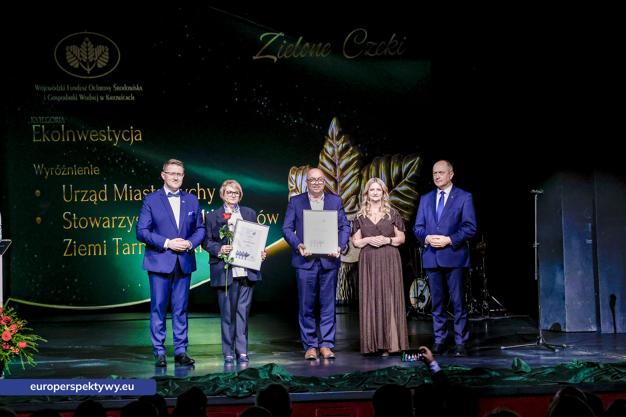 Europerspektywy Zielone Czeki 2026 rozdane. WFOŚiGW w Katowicach nagrodził liderów transformacji ekologicznej
