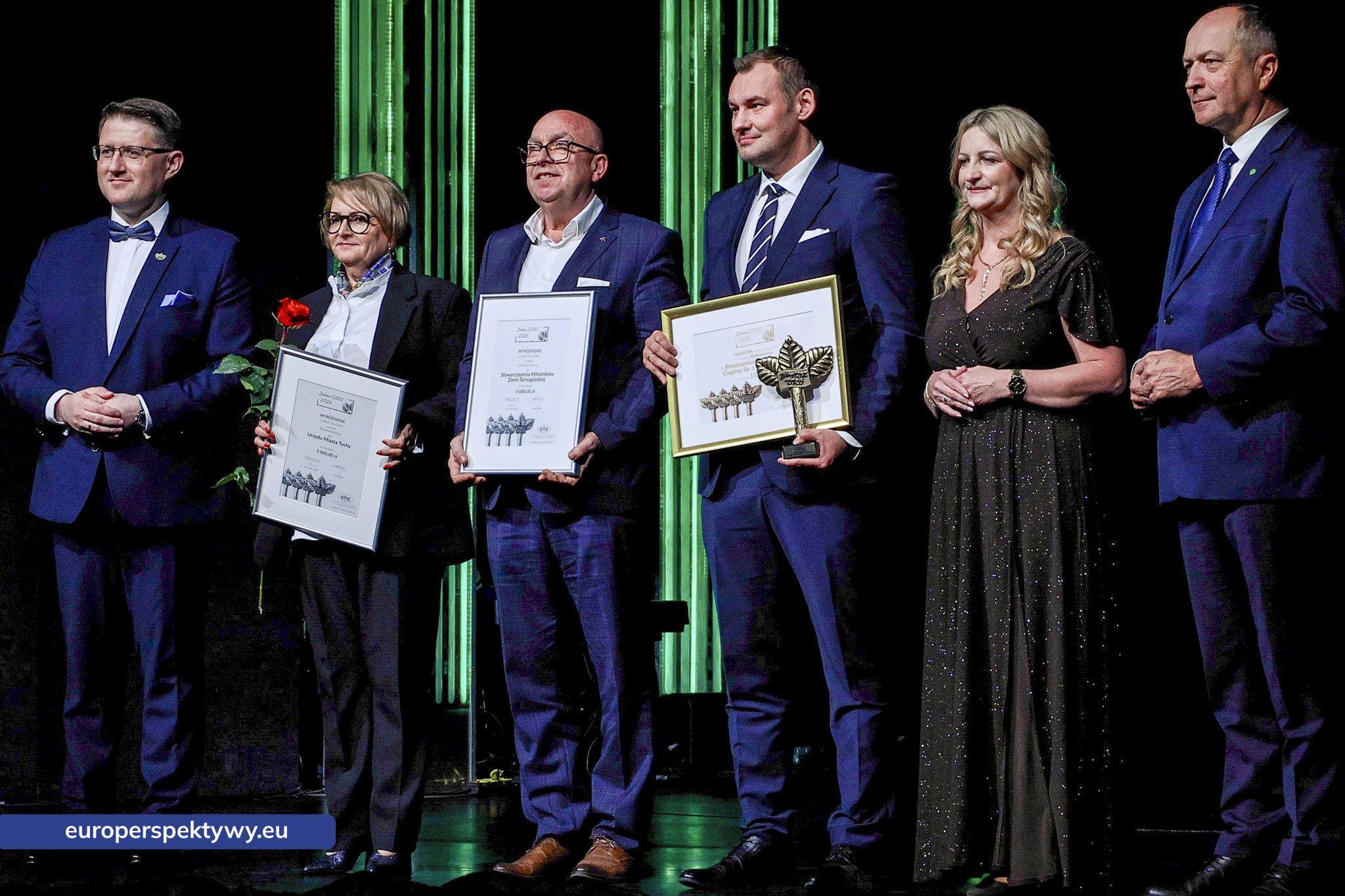 Europerspektywy Zielone Czeki 2026 rozdane. WFOŚiGW w Katowicach nagrodził liderów transformacji ekologicznej