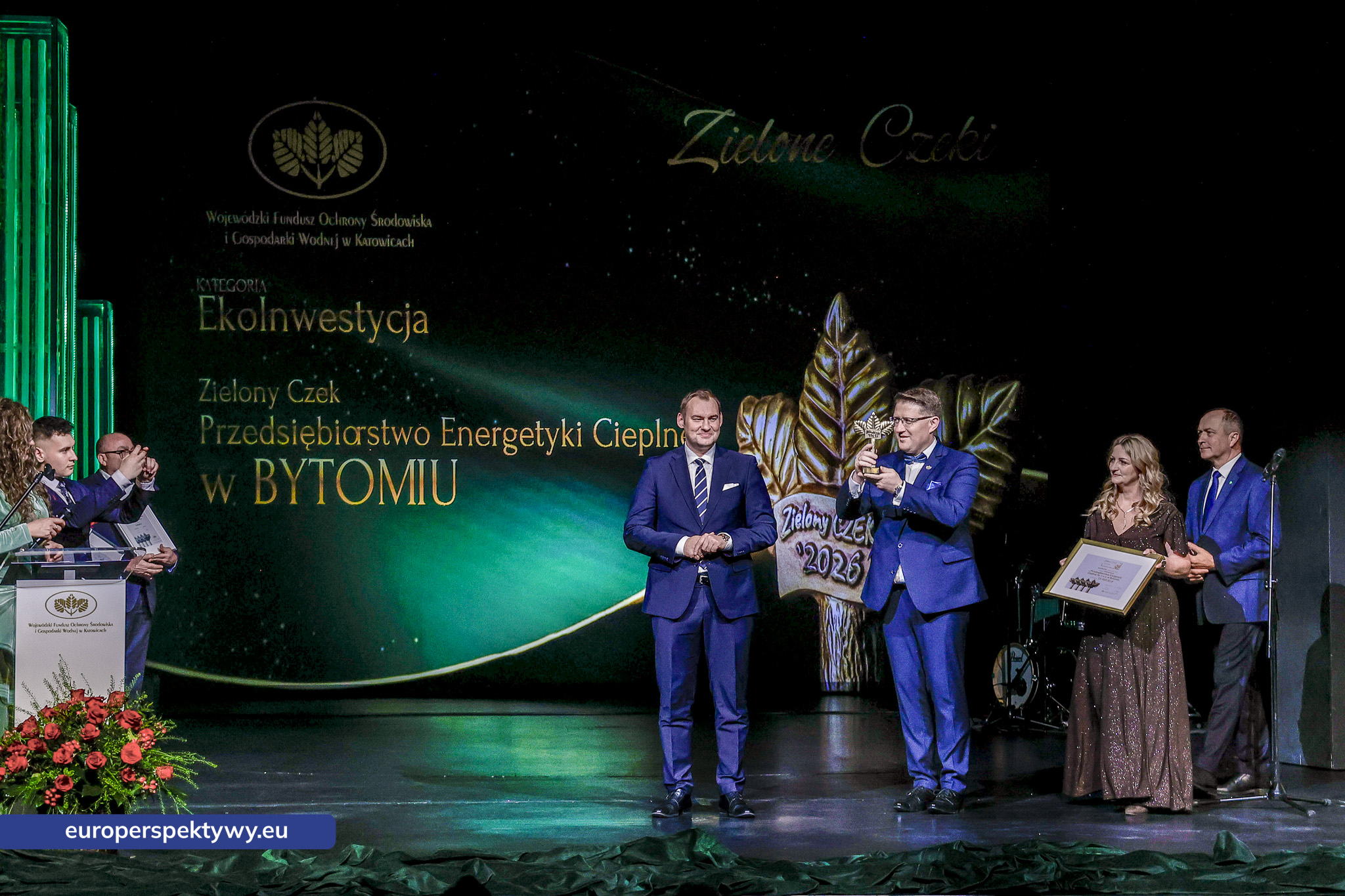 Europerspektywy Zielone Czeki 2026 rozdane. WFOŚiGW w Katowicach nagrodził liderów transformacji ekologicznej