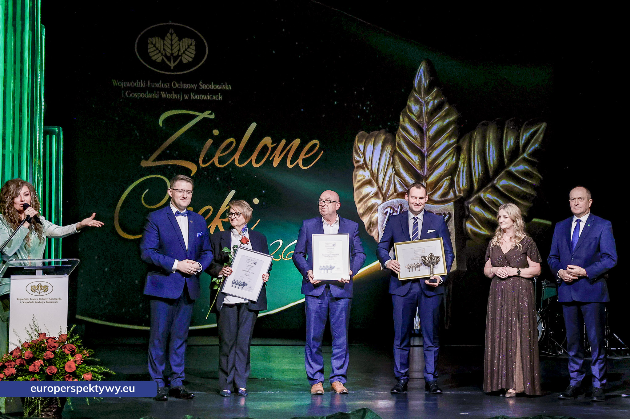 Europerspektywy Zielone Czeki 2026 rozdane. WFOŚiGW w Katowicach nagrodził liderów transformacji ekologicznej