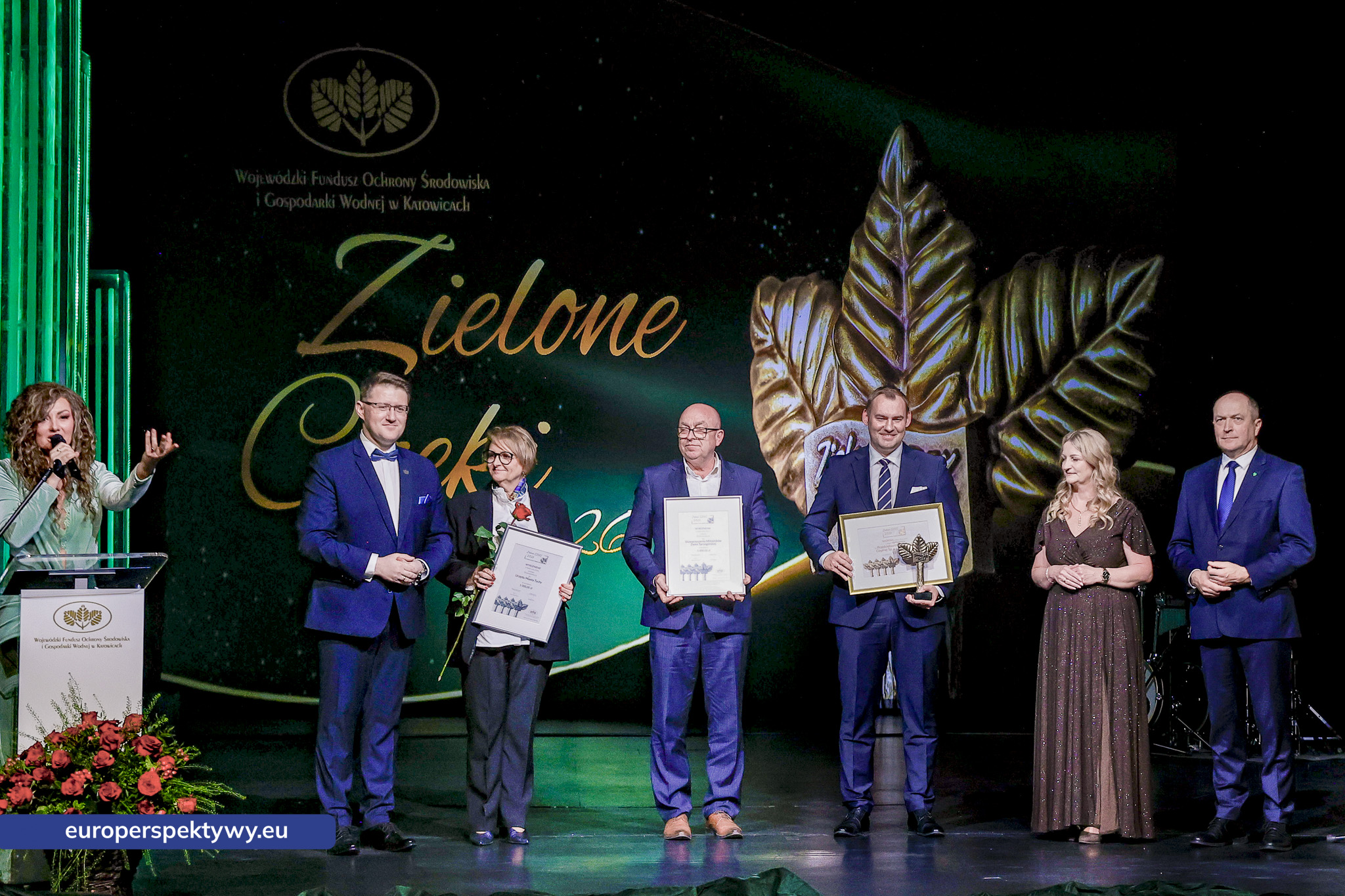 Europerspektywy Zielone Czeki 2026 rozdane. WFOŚiGW w Katowicach nagrodził liderów transformacji ekologicznej