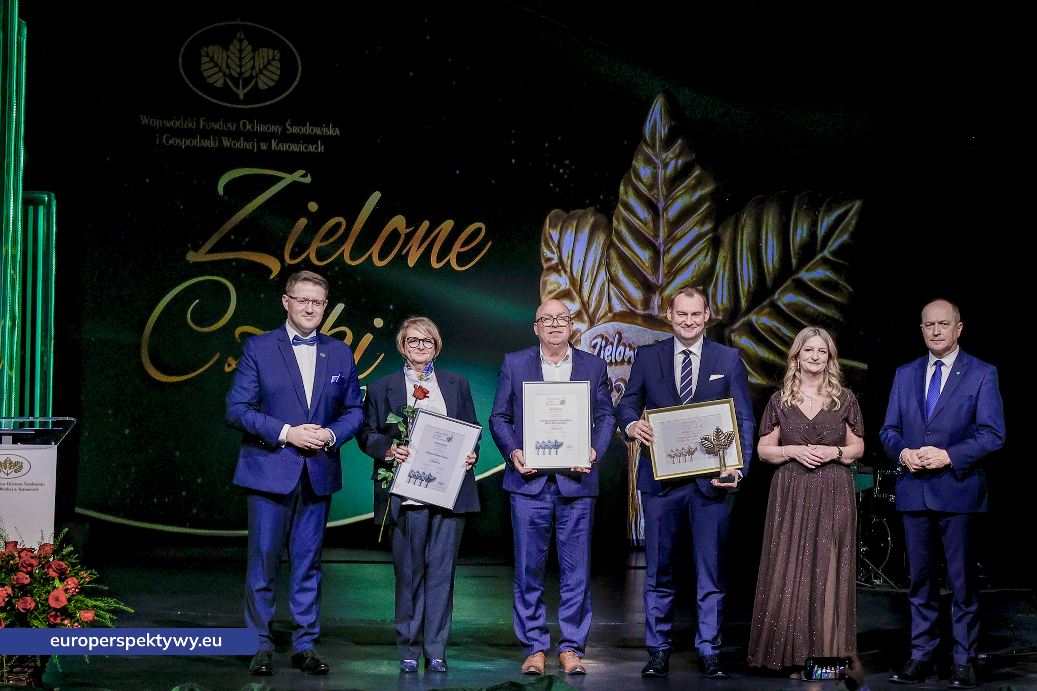 Europerspektywy Zielone Czeki 2026 rozdane. WFOŚiGW w Katowicach nagrodził liderów transformacji ekologicznej