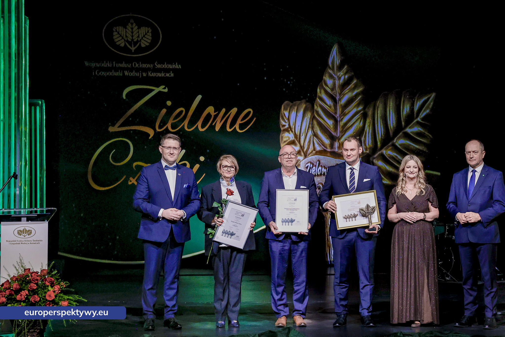 Europerspektywy Zielone Czeki 2026 rozdane. WFOŚiGW w Katowicach nagrodził liderów transformacji ekologicznej