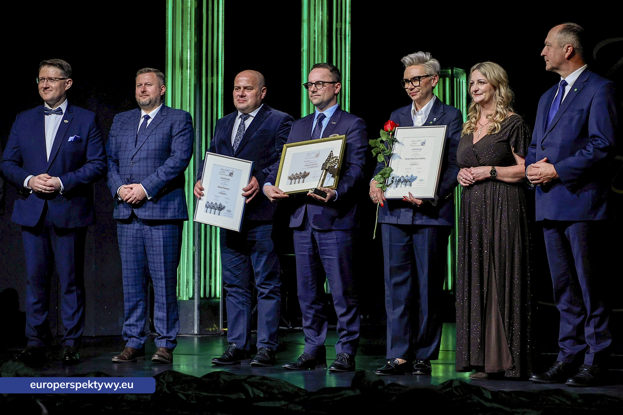 Europerspektywy Zielone Czeki 2026 rozdane. WFOŚiGW w Katowicach nagrodził liderów transformacji ekologicznej