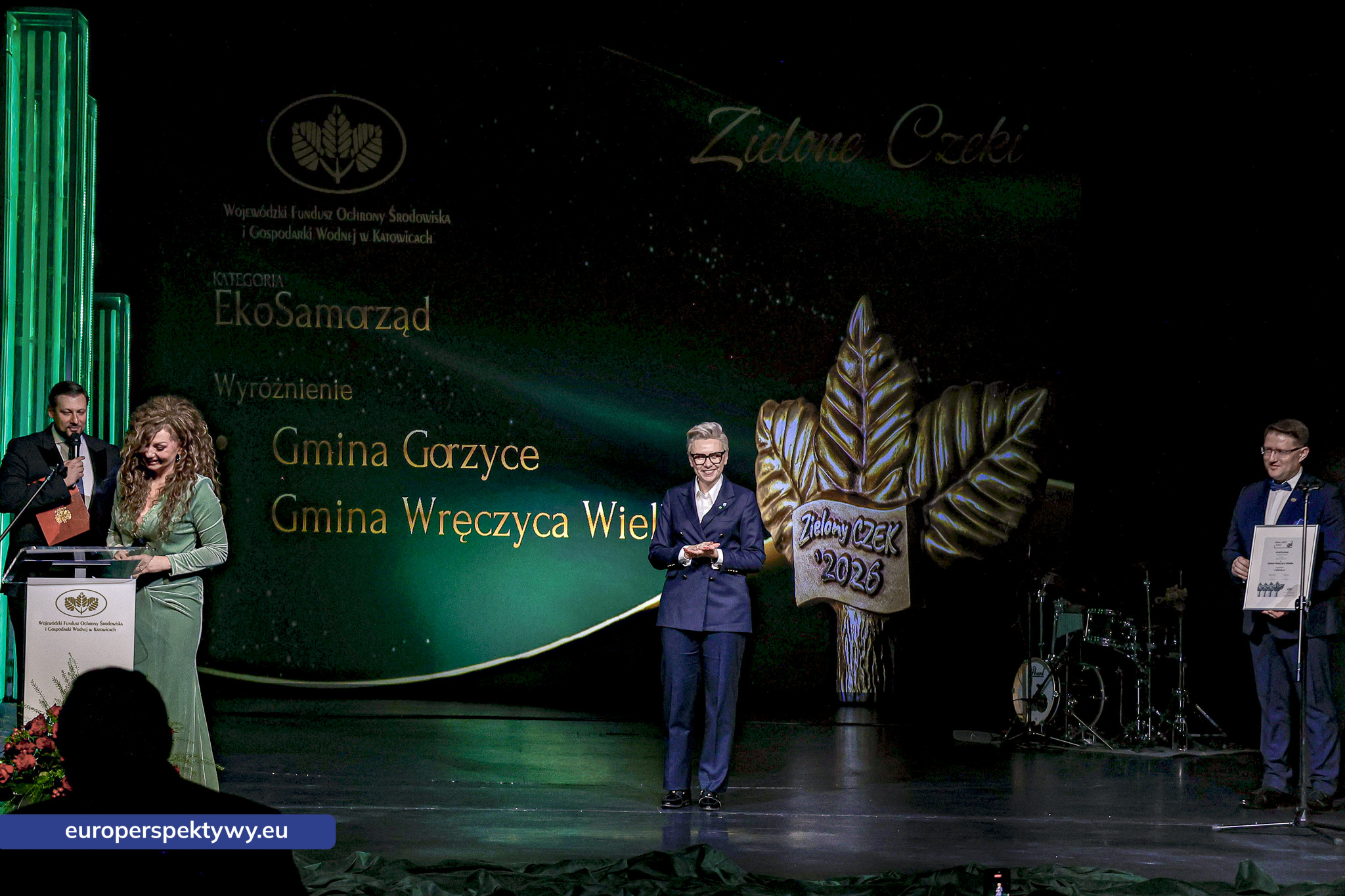 Europerspektywy Zielone Czeki 2026 rozdane. WFOŚiGW w Katowicach nagrodził liderów transformacji ekologicznej