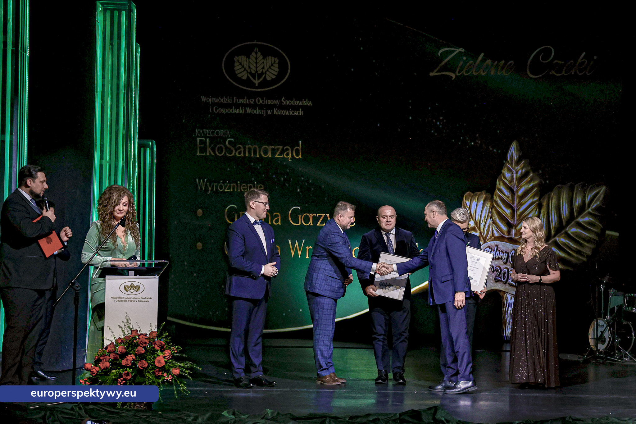 Europerspektywy Zielone Czeki 2026 rozdane. WFOŚiGW w Katowicach nagrodził liderów transformacji ekologicznej