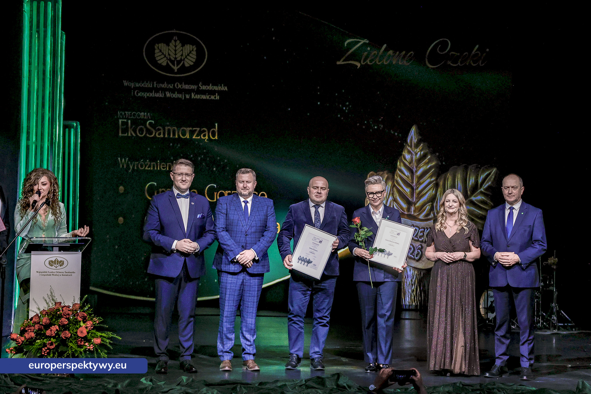 Europerspektywy Zielone Czeki 2026 rozdane. WFOŚiGW w Katowicach nagrodził liderów transformacji ekologicznej