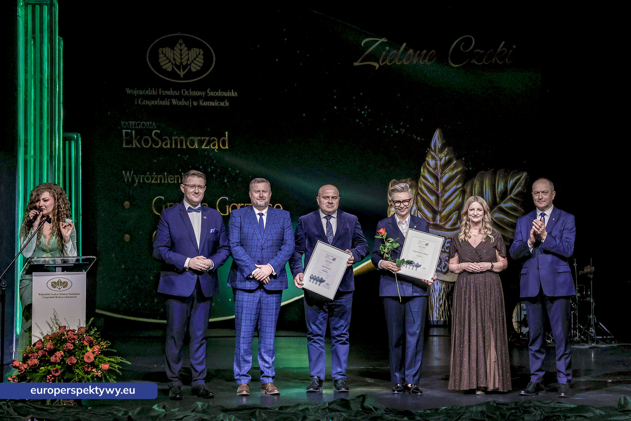 Europerspektywy Zielone Czeki 2026 rozdane. WFOŚiGW w Katowicach nagrodził liderów transformacji ekologicznej