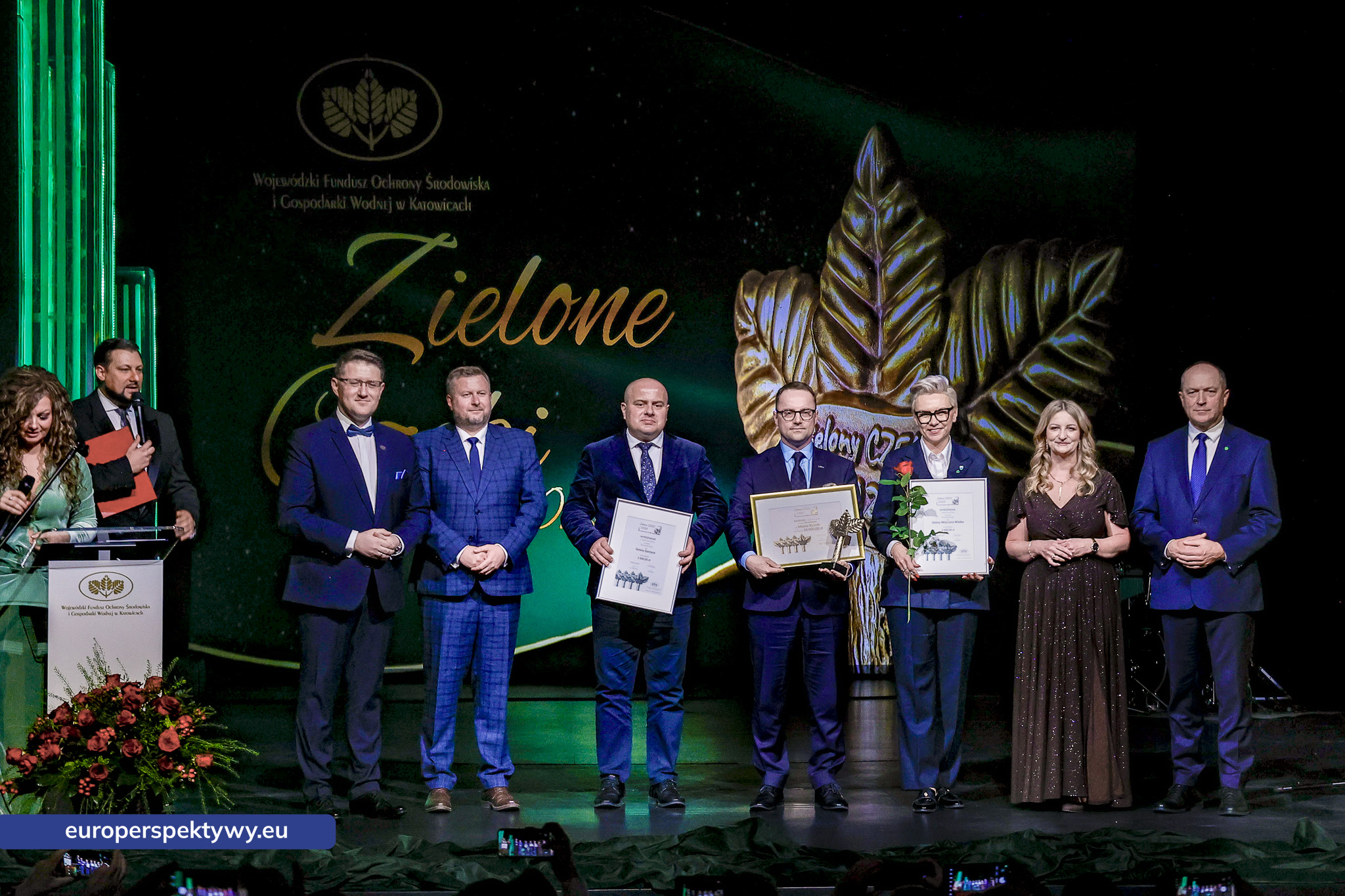 Europerspektywy Zielone Czeki 2026 rozdane. WFOŚiGW w Katowicach nagrodził liderów transformacji ekologicznej