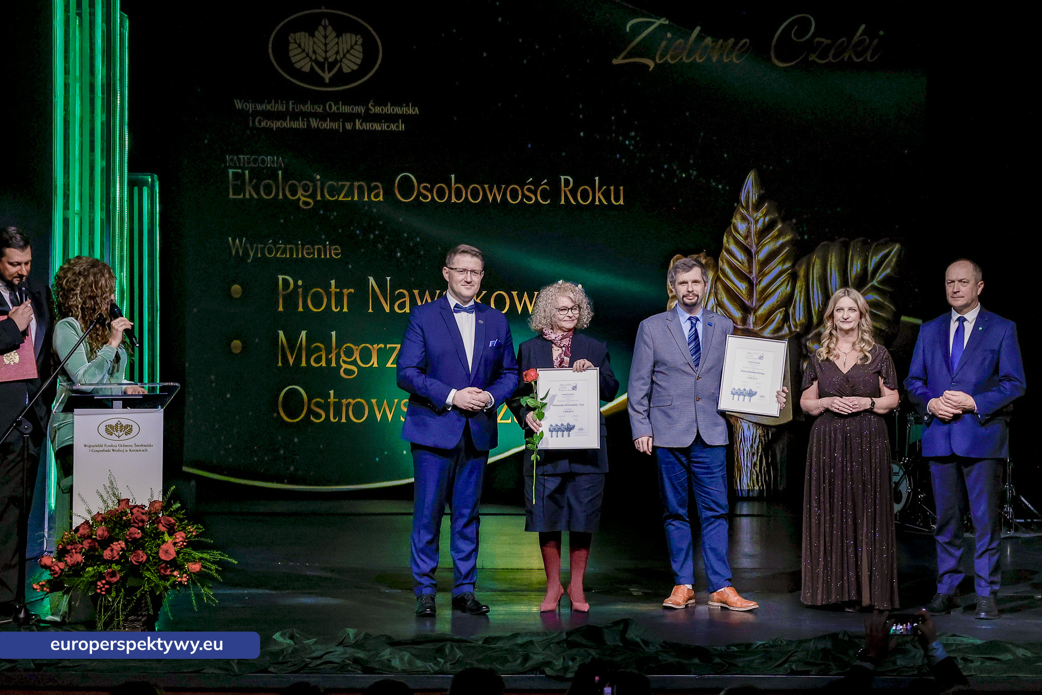 Europerspektywy Zielone Czeki 2026 rozdane. WFOŚiGW w Katowicach nagrodził liderów transformacji ekologicznej