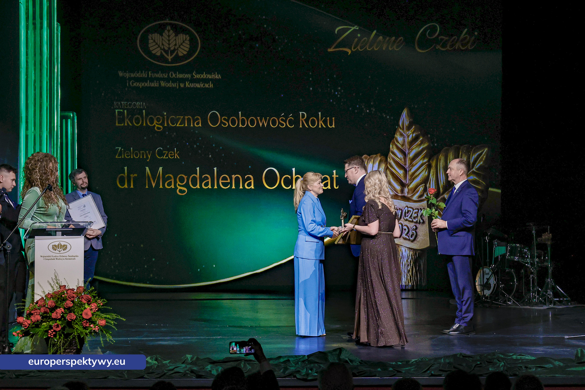 Europerspektywy Zielone Czeki 2026 rozdane. WFOŚiGW w Katowicach nagrodził liderów transformacji ekologicznej