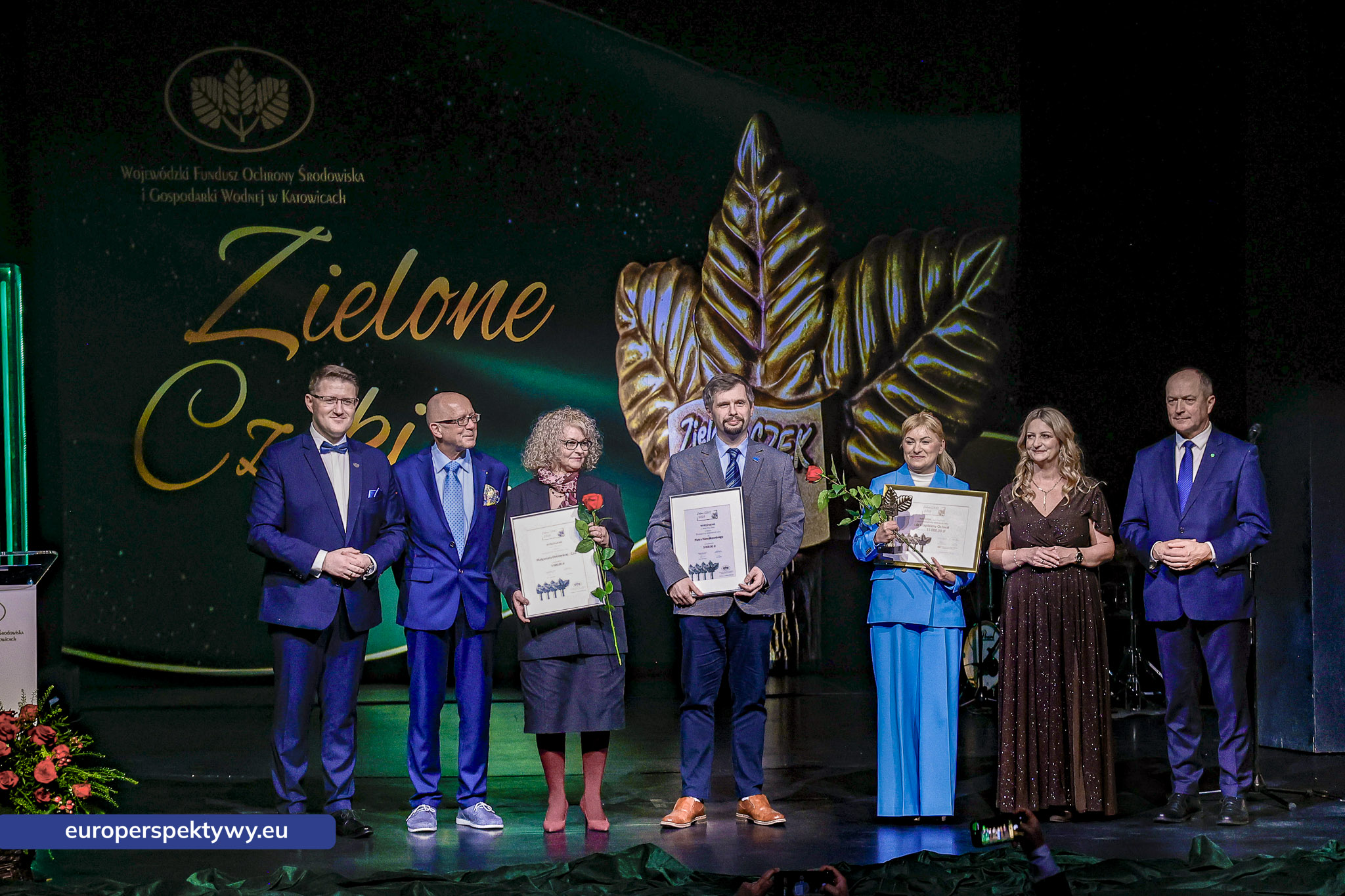 Europerspektywy Zielone Czeki 2026 rozdane. WFOŚiGW w Katowicach nagrodził liderów transformacji ekologicznej