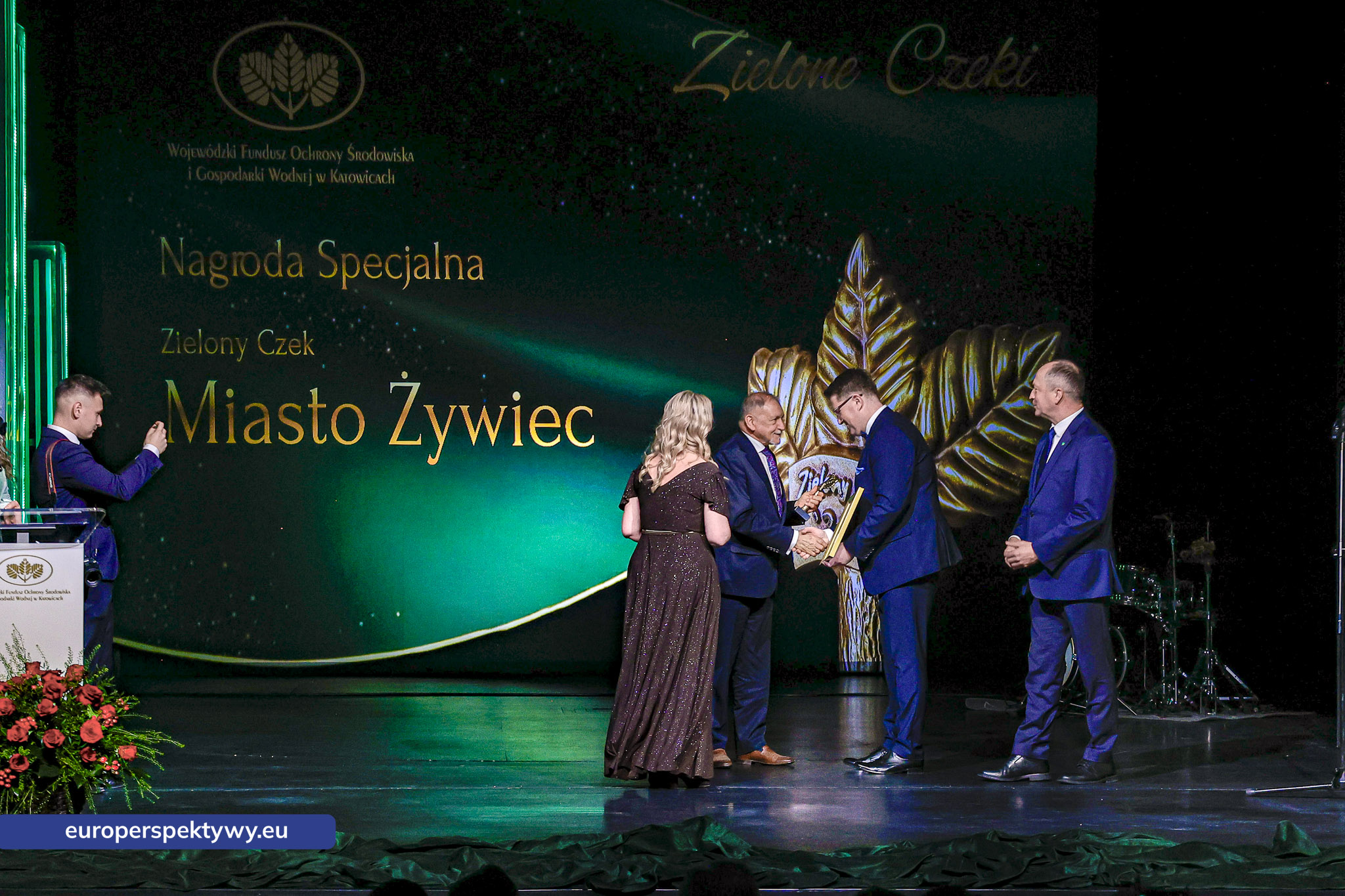 Europerspektywy Zielone Czeki 2026 rozdane. WFOŚiGW w Katowicach nagrodził liderów transformacji ekologicznej