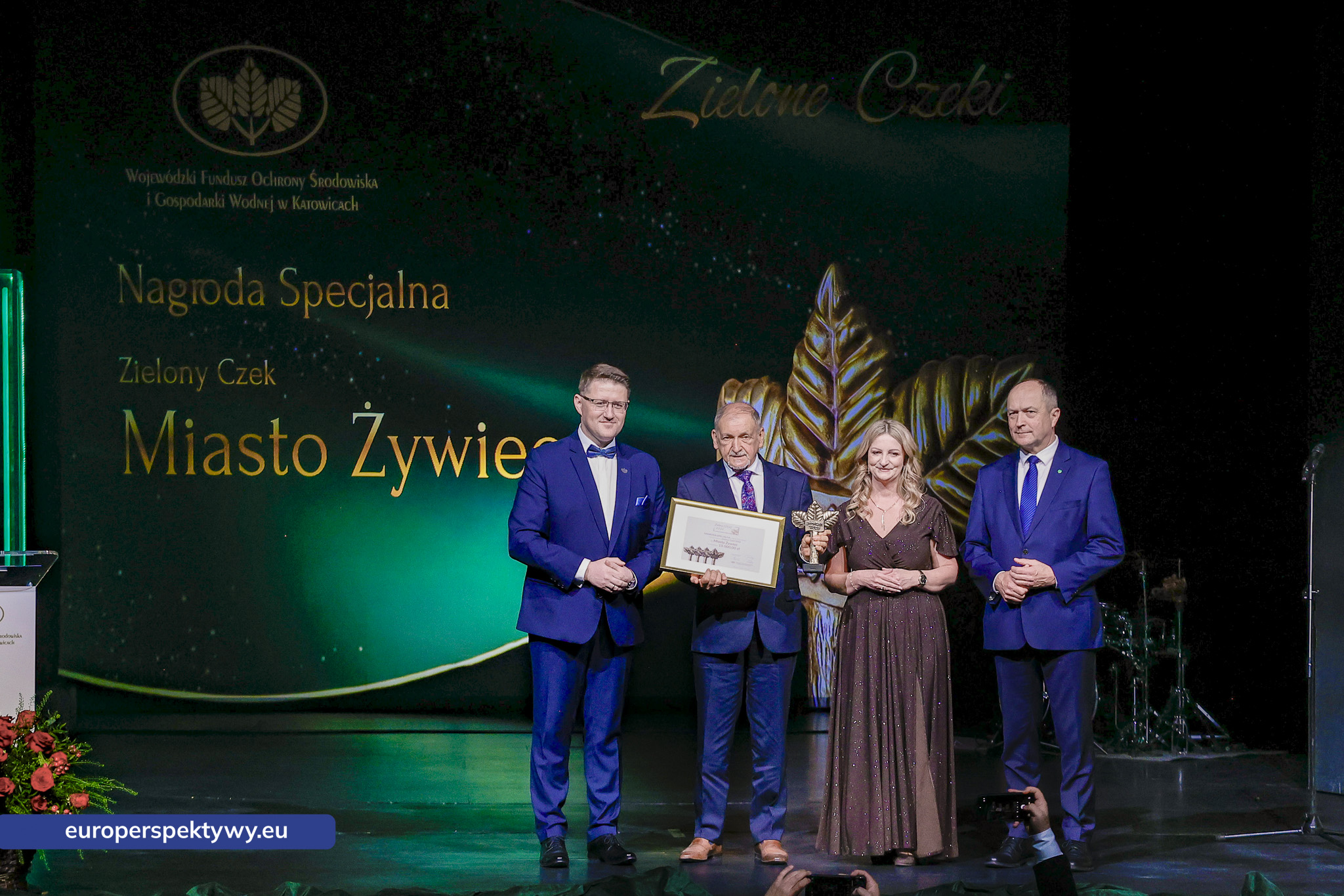 Europerspektywy Zielone Czeki 2026 rozdane. WFOŚiGW w Katowicach nagrodził liderów transformacji ekologicznej