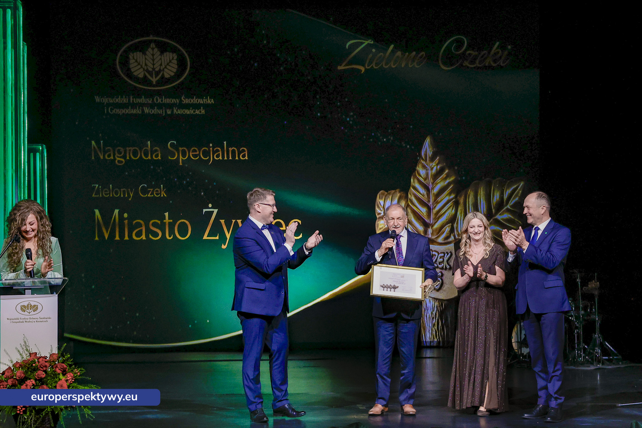 Europerspektywy Zielone Czeki 2026 rozdane. WFOŚiGW w Katowicach nagrodził liderów transformacji ekologicznej