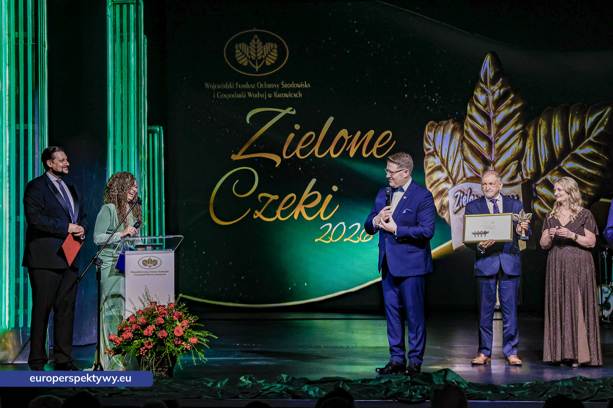 Europerspektywy Zielone Czeki 2026 rozdane. WFOŚiGW w Katowicach nagrodził liderów transformacji ekologicznej