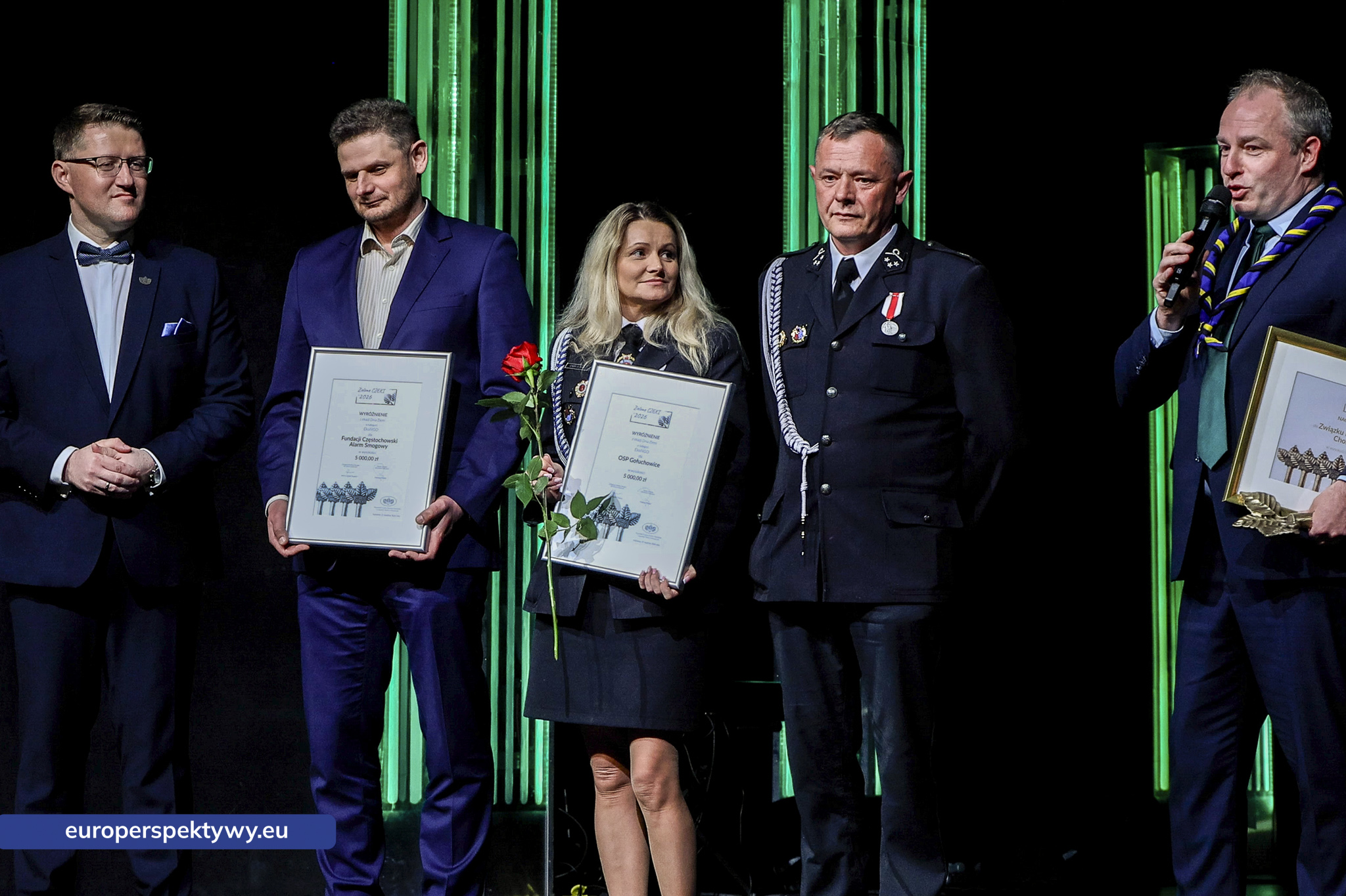 Europerspektywy Zielone Czeki 2026 rozdane. WFOŚiGW w Katowicach nagrodził liderów transformacji ekologicznej