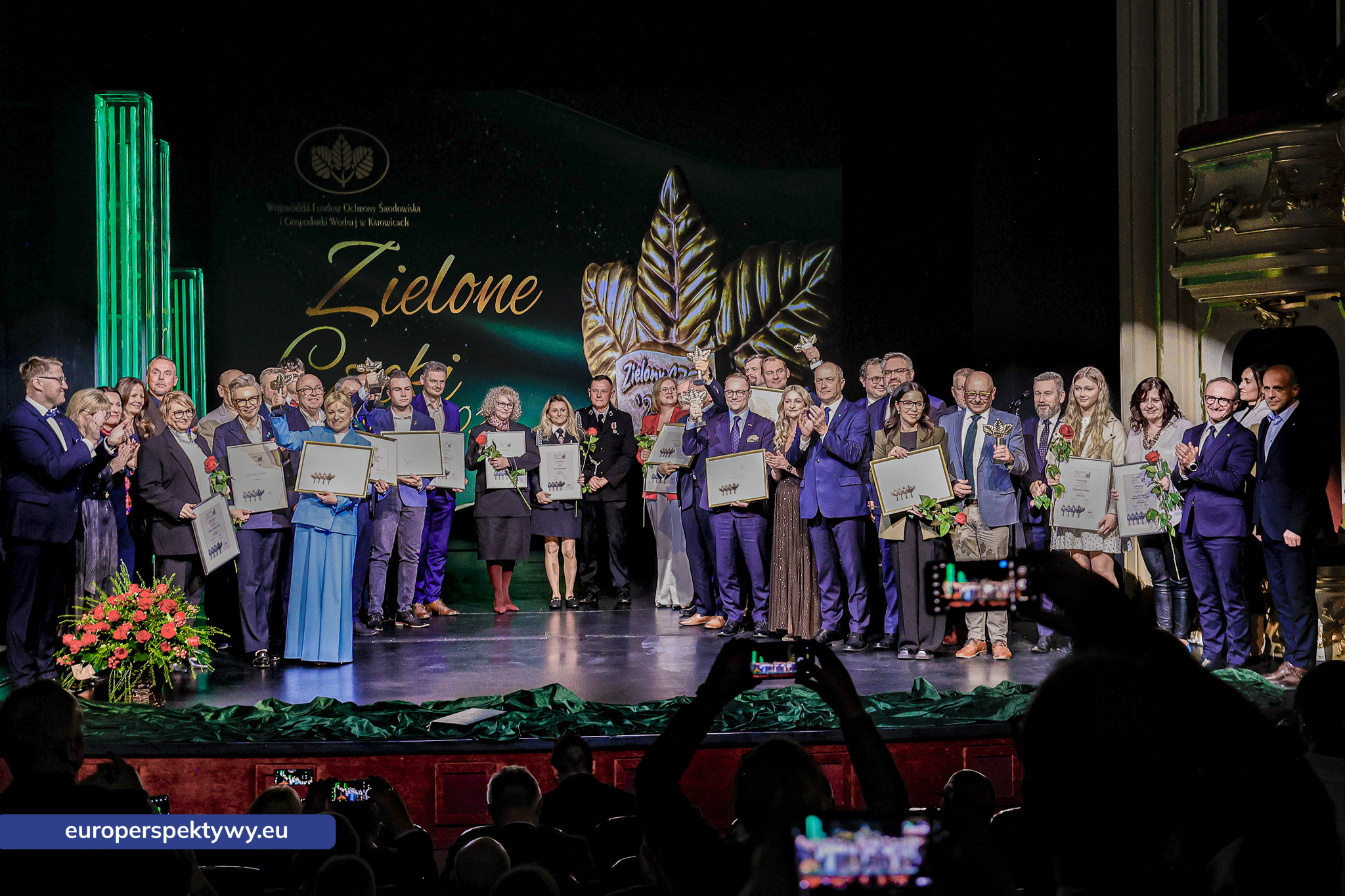 Europerspektywy Zielone Czeki 2026 rozdane. WFOŚiGW w Katowicach nagrodził liderów transformacji ekologicznej