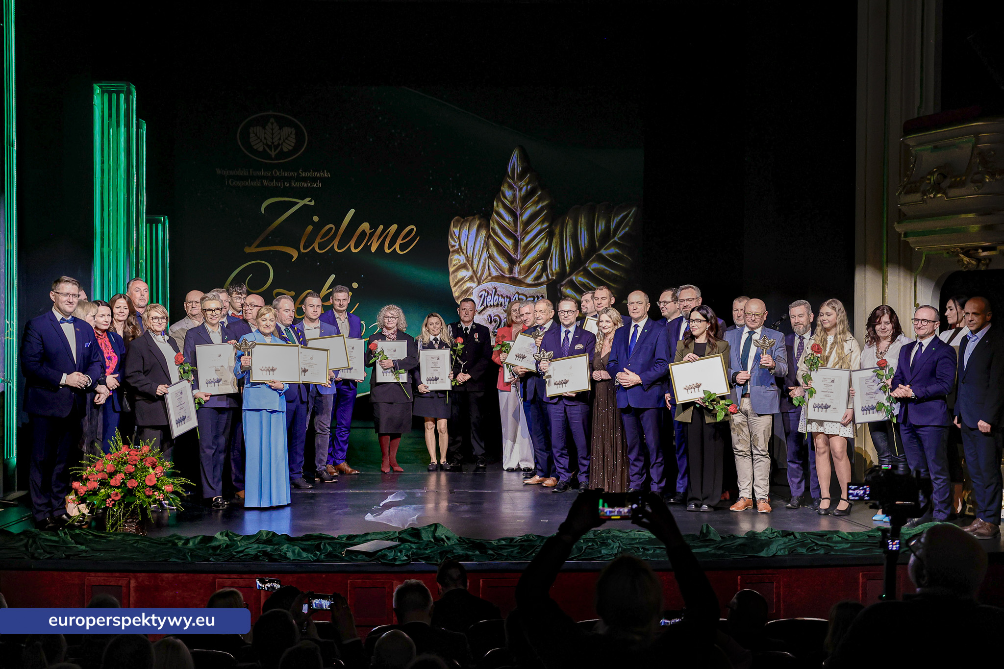 Europerspektywy Zielone Czeki 2026 rozdane. WFOŚiGW w Katowicach nagrodził liderów transformacji ekologicznej