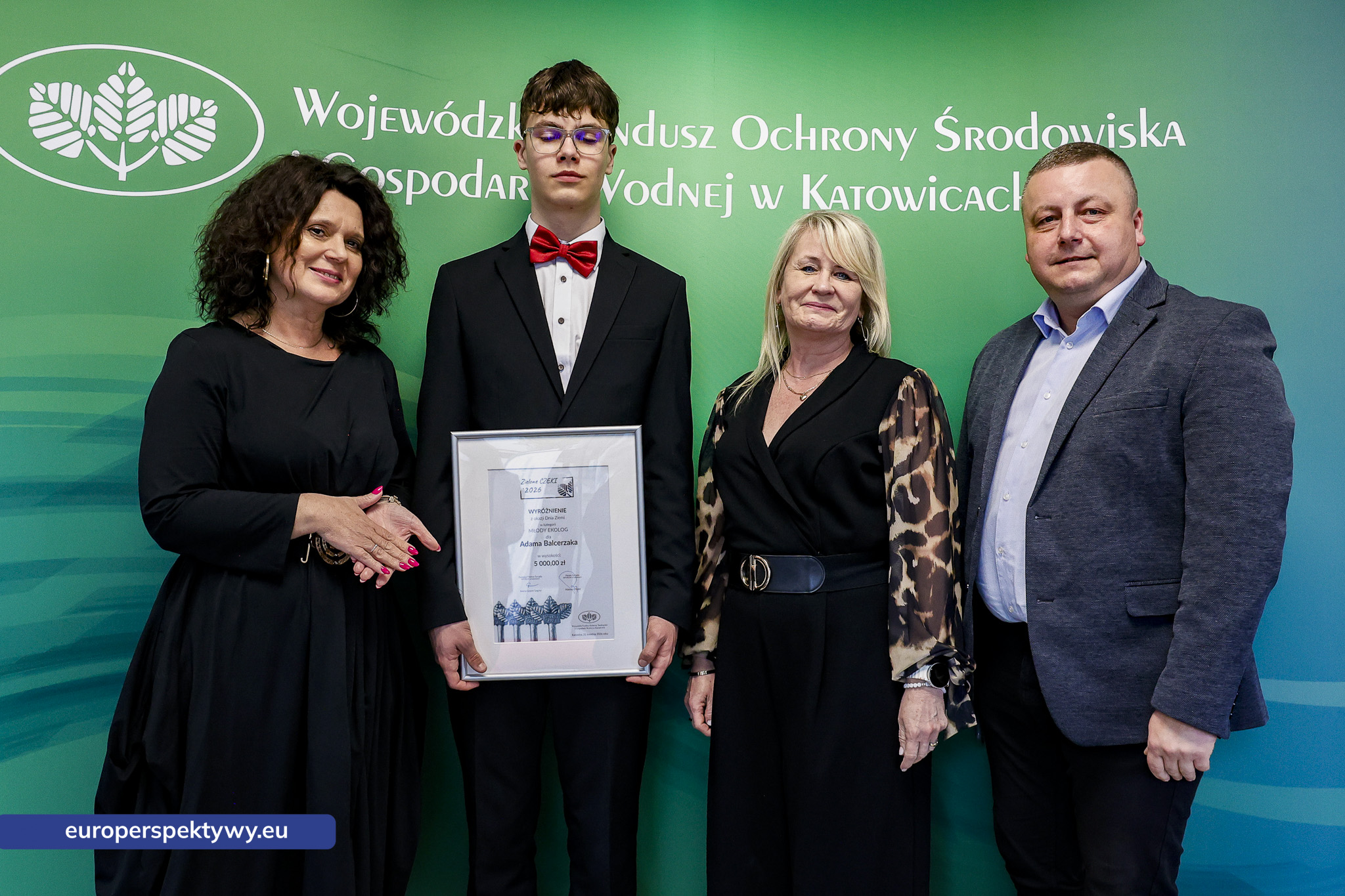 Europerspektywy Zielone Czeki 2026 rozdane. WFOŚiGW w Katowicach nagrodził liderów transformacji ekologicznej