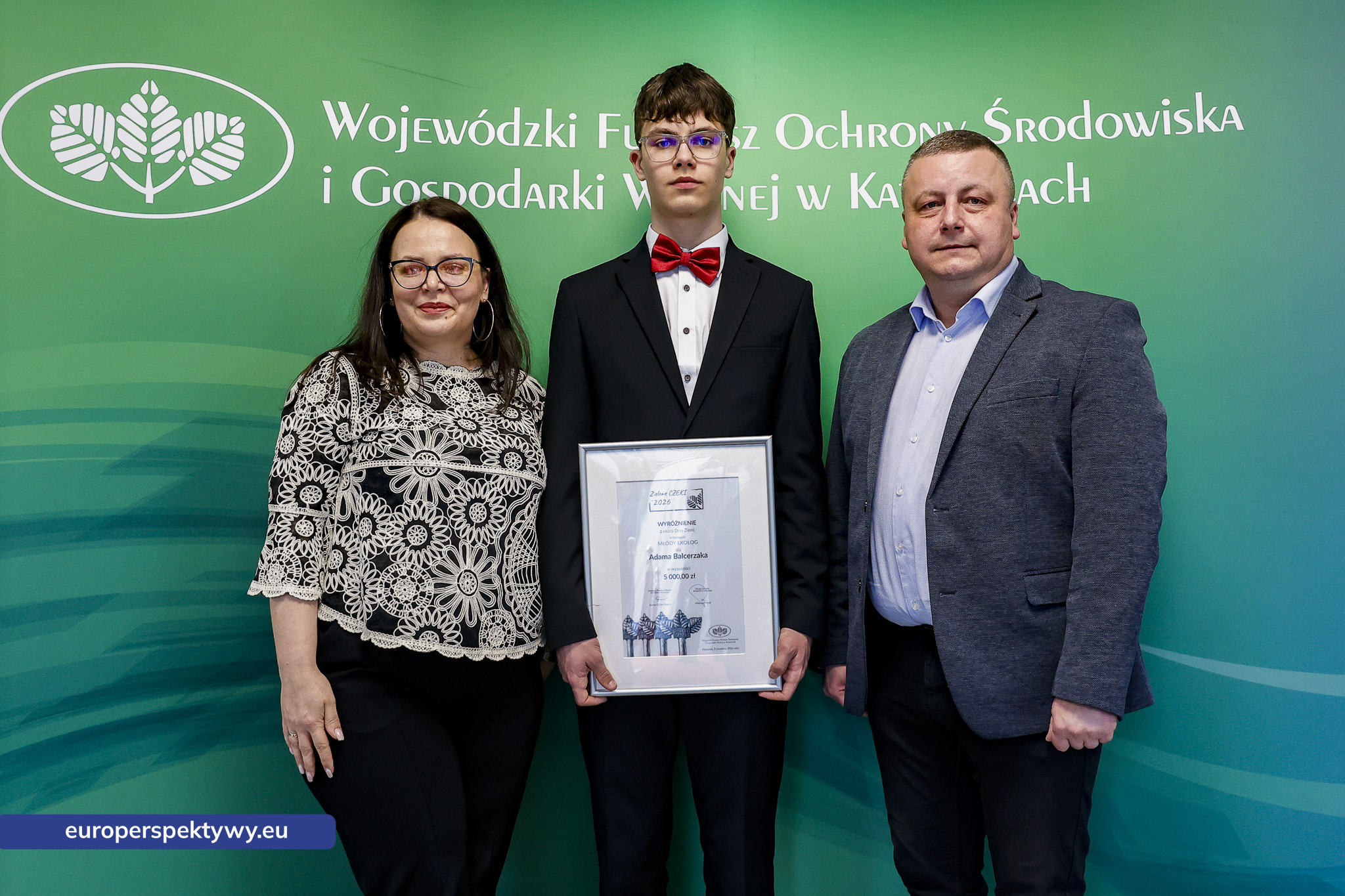 Europerspektywy Zielone Czeki 2026 rozdane. WFOŚiGW w Katowicach nagrodził liderów transformacji ekologicznej