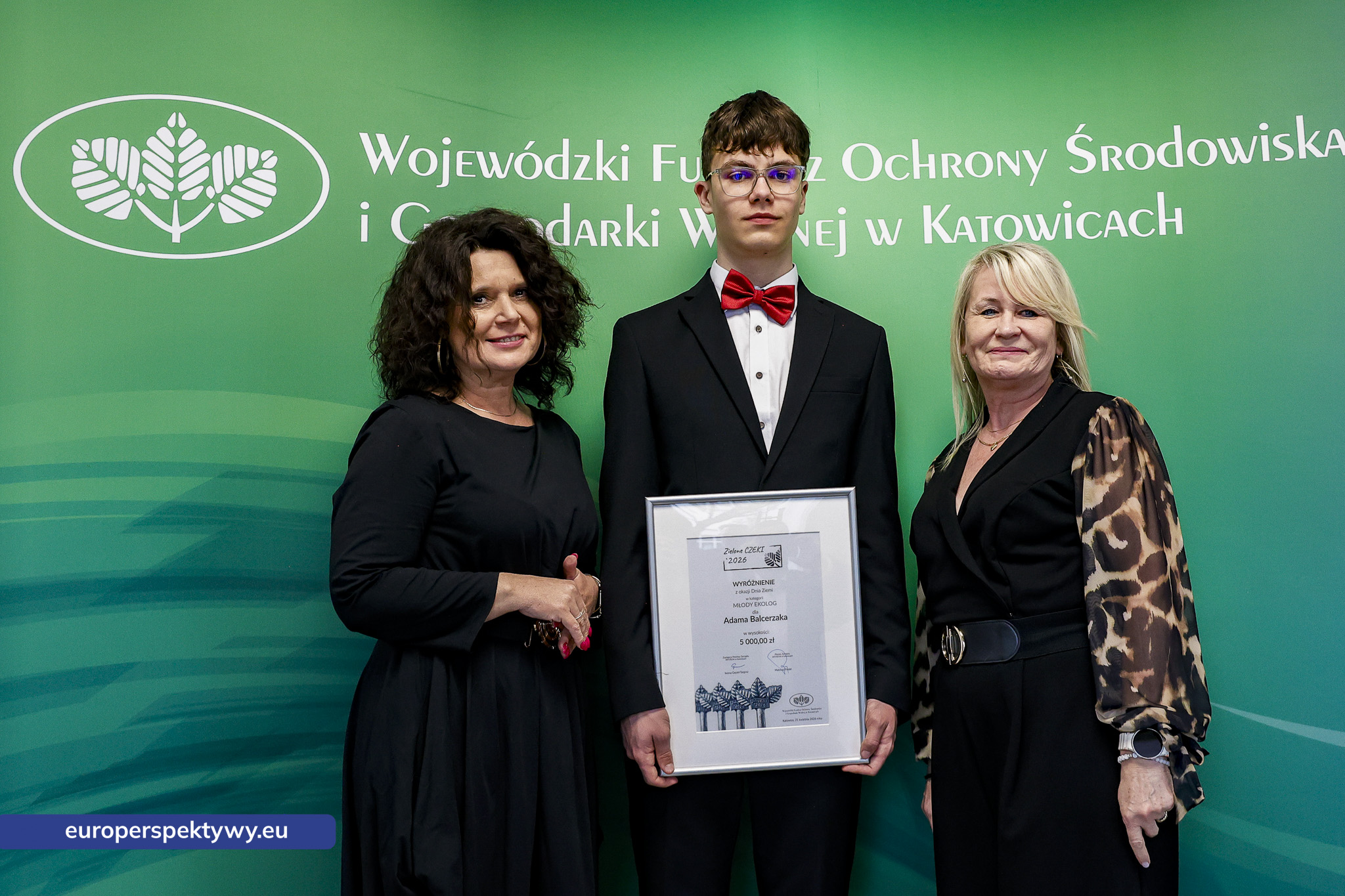 Europerspektywy Zielone Czeki 2026 rozdane. WFOŚiGW w Katowicach nagrodził liderów transformacji ekologicznej