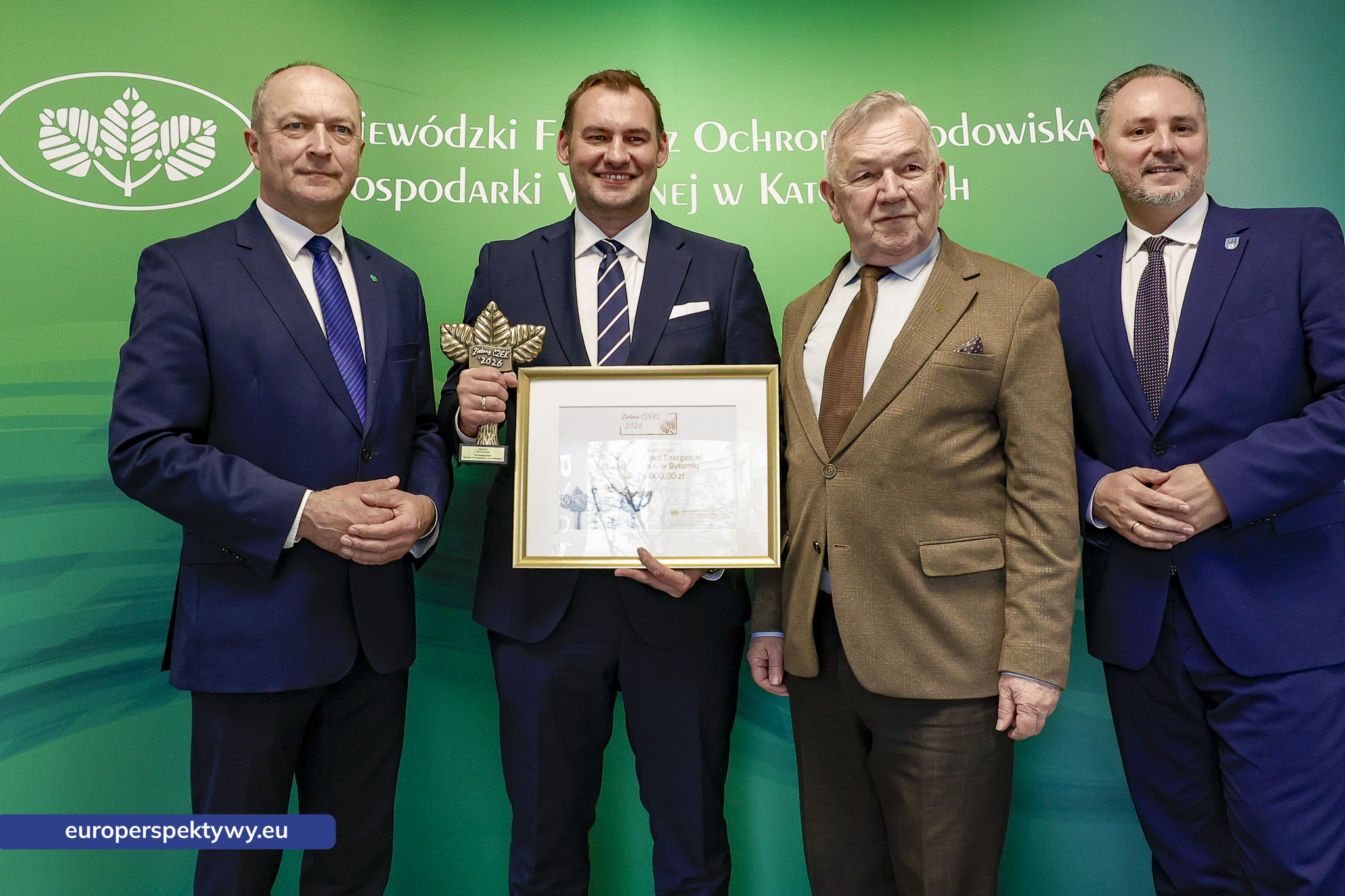 Europerspektywy Zielone Czeki 2026 rozdane. WFOŚiGW w Katowicach nagrodził liderów transformacji ekologicznej