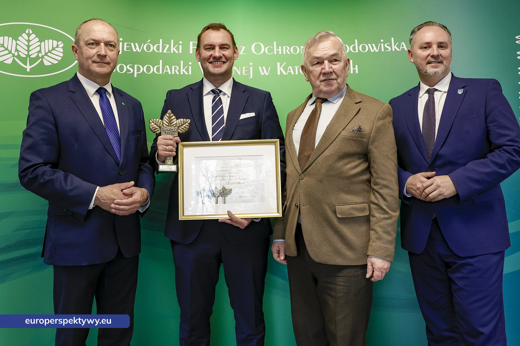 Europerspektywy Zielone Czeki 2026 rozdane. WFOŚiGW w Katowicach nagrodził liderów transformacji ekologicznej