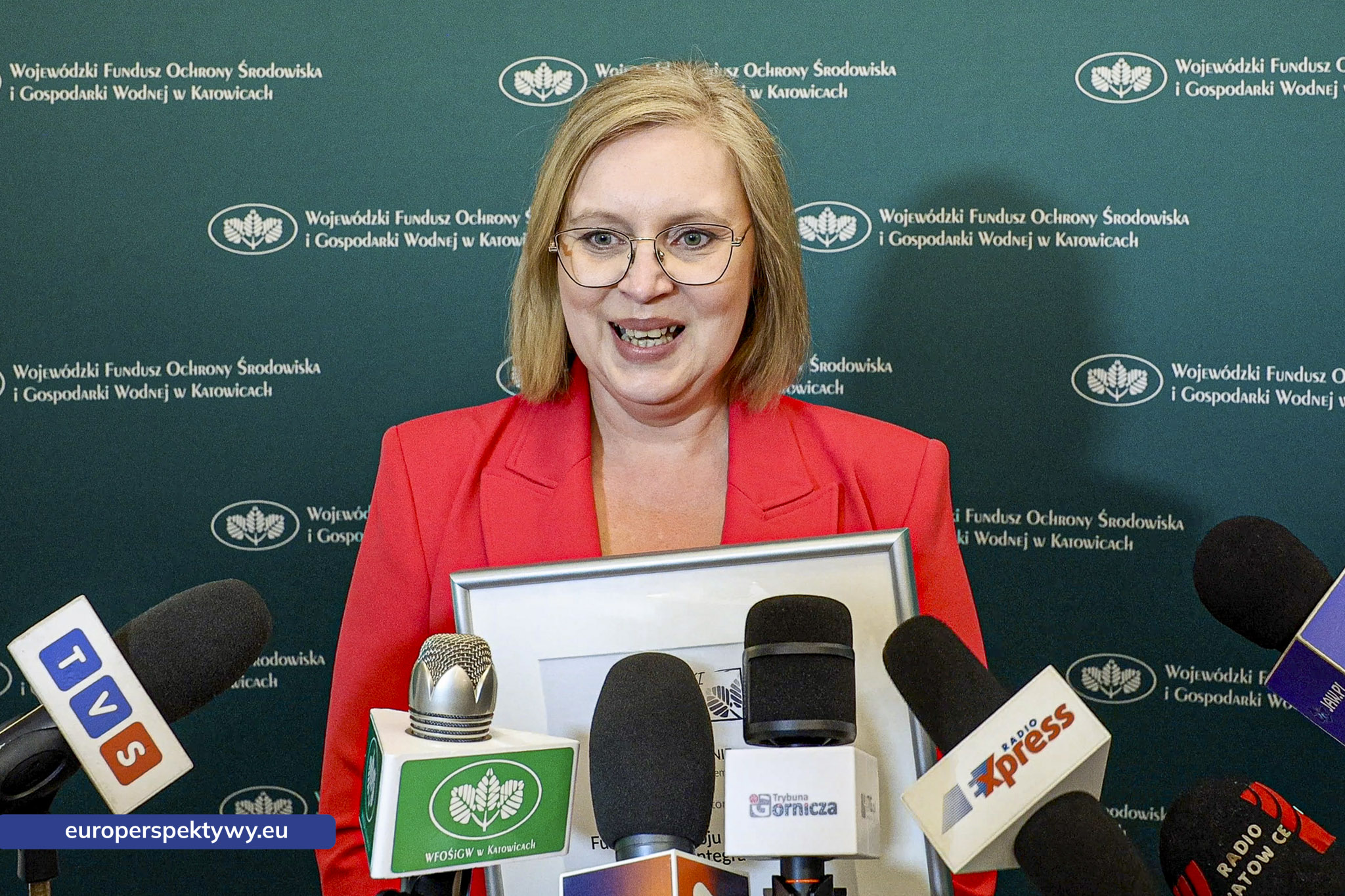 Europerspektywy Zielone Czeki 2026 rozdane. WFOŚiGW w Katowicach nagrodził liderów transformacji ekologicznej