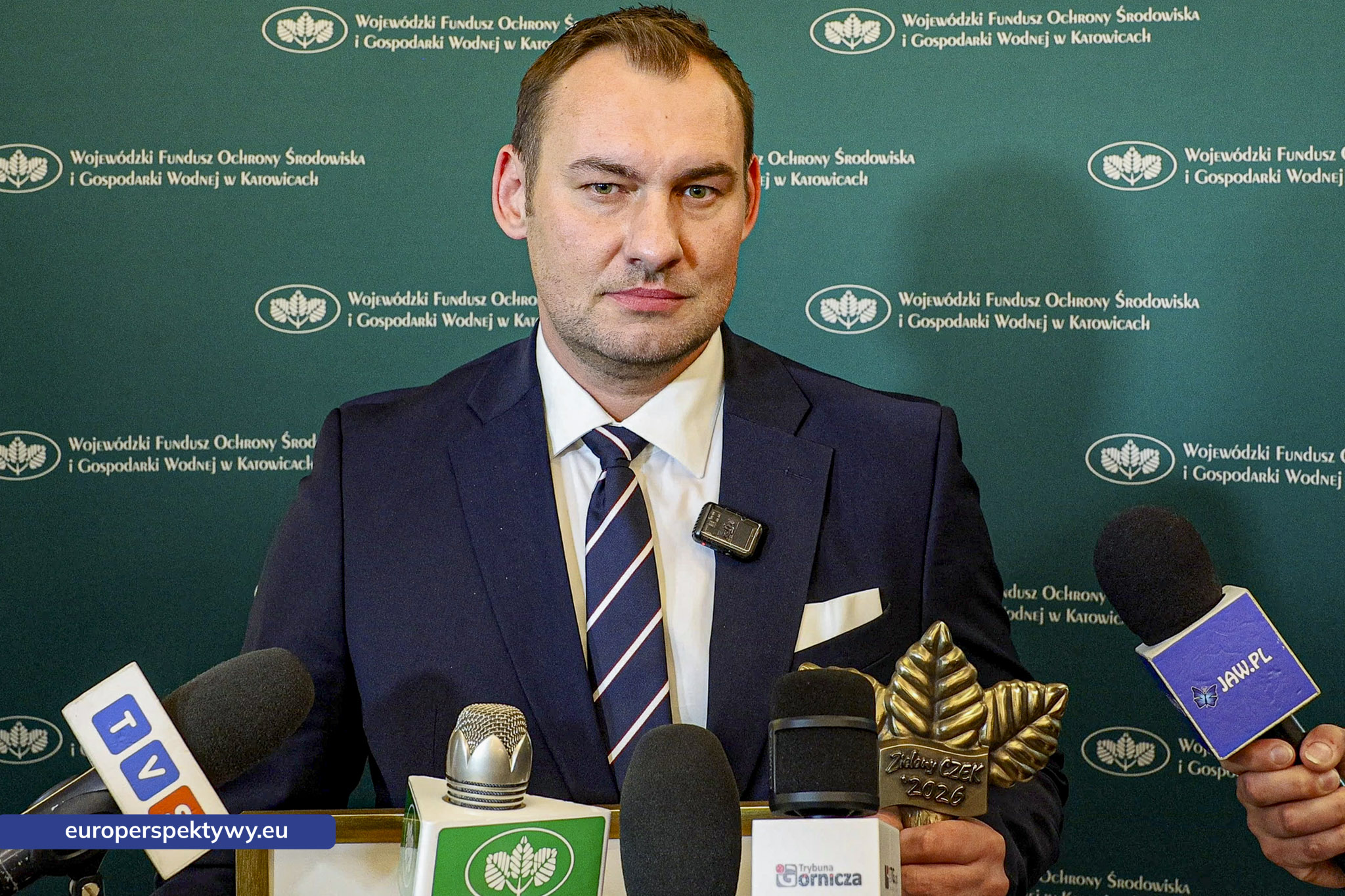 Europerspektywy Zielone Czeki 2026 rozdane. WFOŚiGW w Katowicach nagrodził liderów transformacji ekologicznej