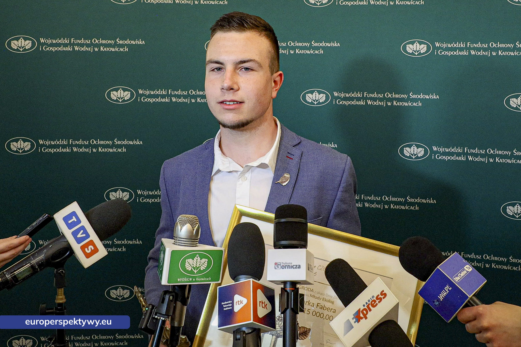 Europerspektywy Zielone Czeki 2026 rozdane. WFOŚiGW w Katowicach nagrodził liderów transformacji ekologicznej