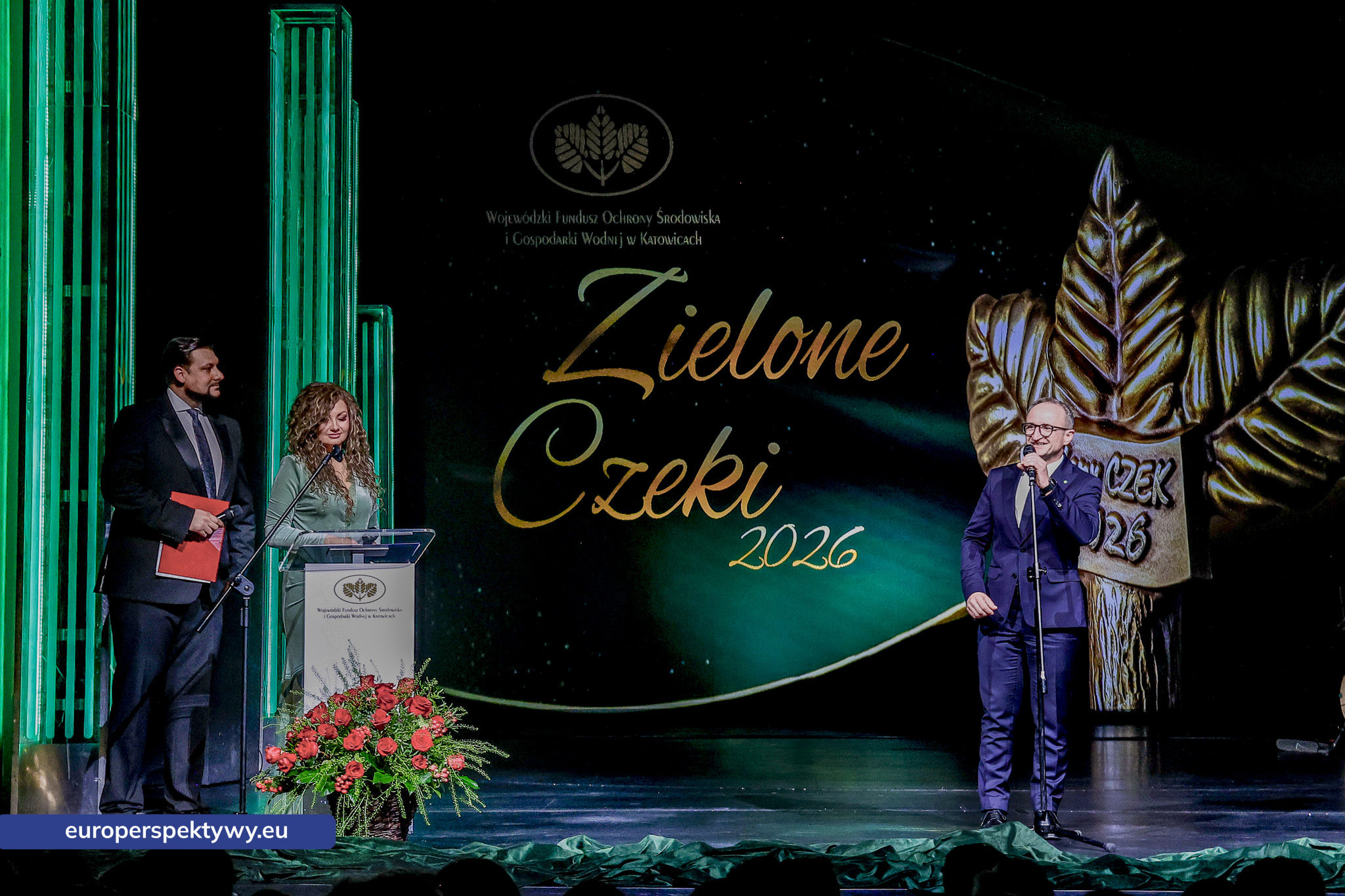 Europerspektywy Zielone Czeki 2026 rozdane. WFOŚiGW w Katowicach nagrodził liderów transformacji ekologicznej