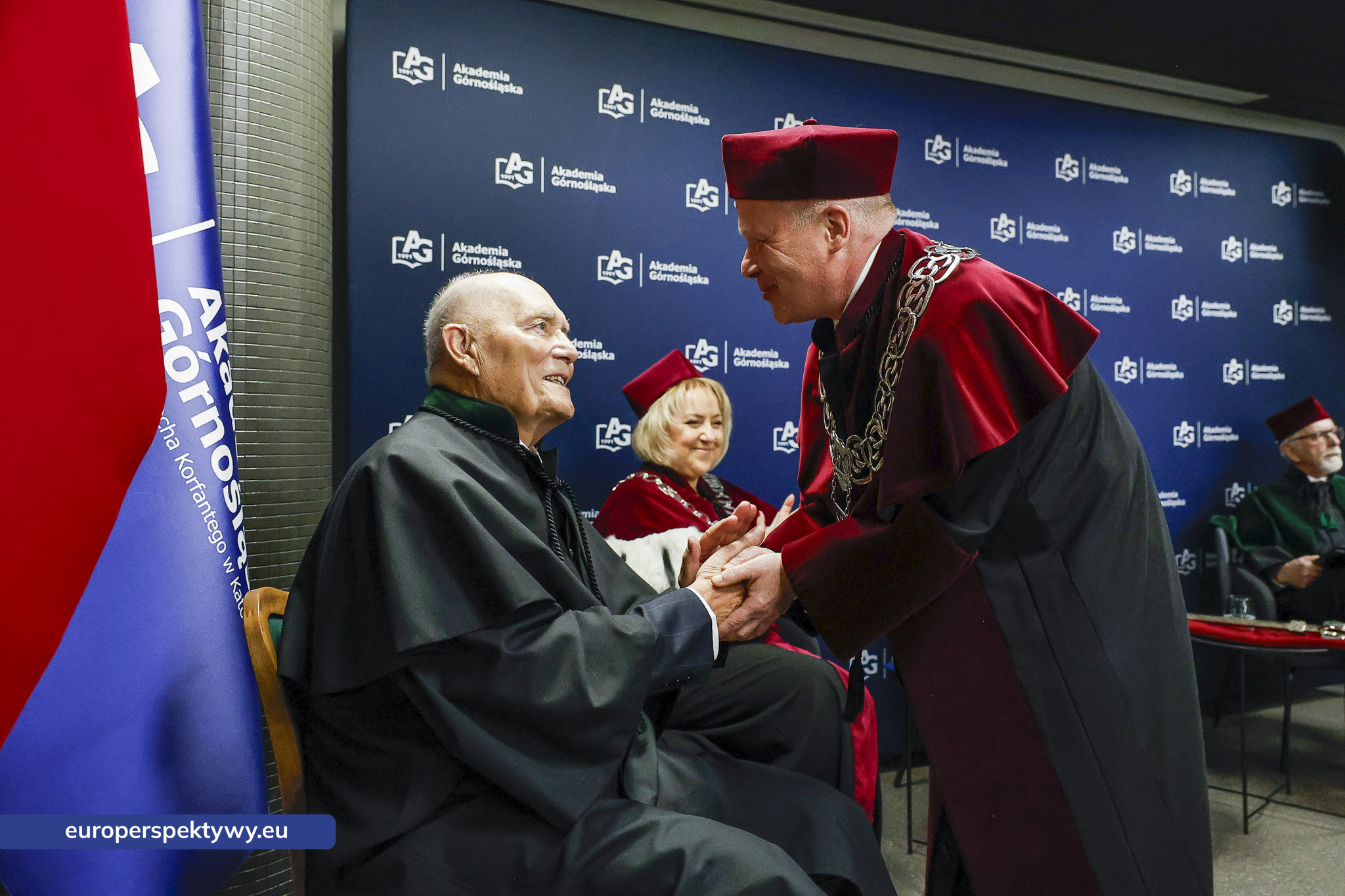 Europerspektywy Akademia Górnośląska uhonorowała prof. Jerzego Rokitę tytułem doktora honoris causa