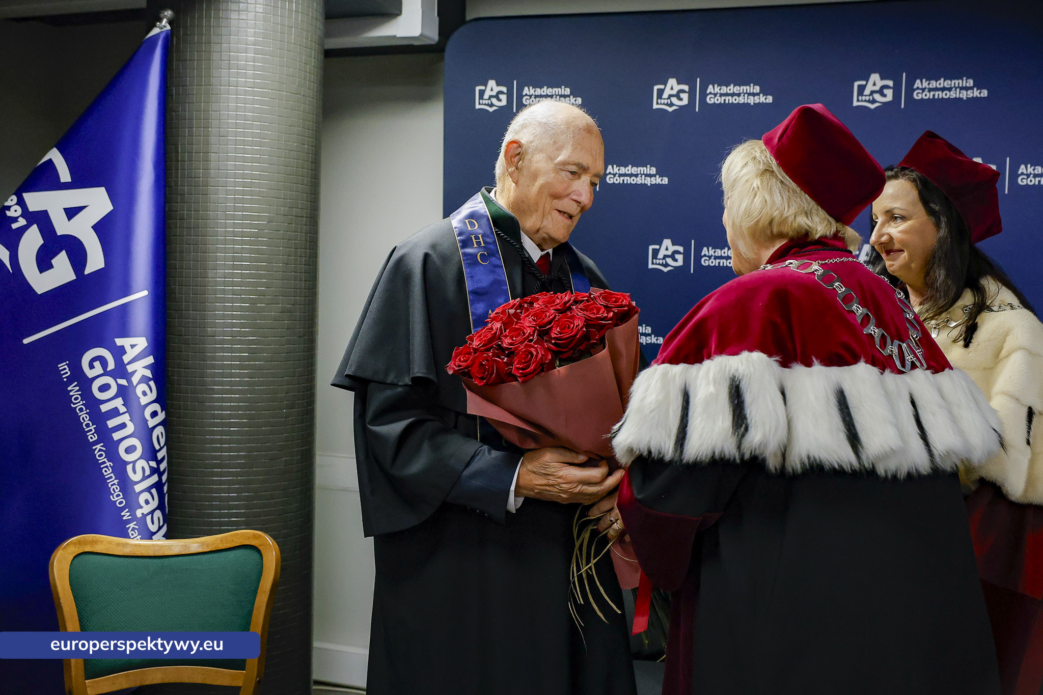Europerspektywy Akademia Górnośląska uhonorowała prof. Jerzego Rokitę tytułem doktora honoris causa