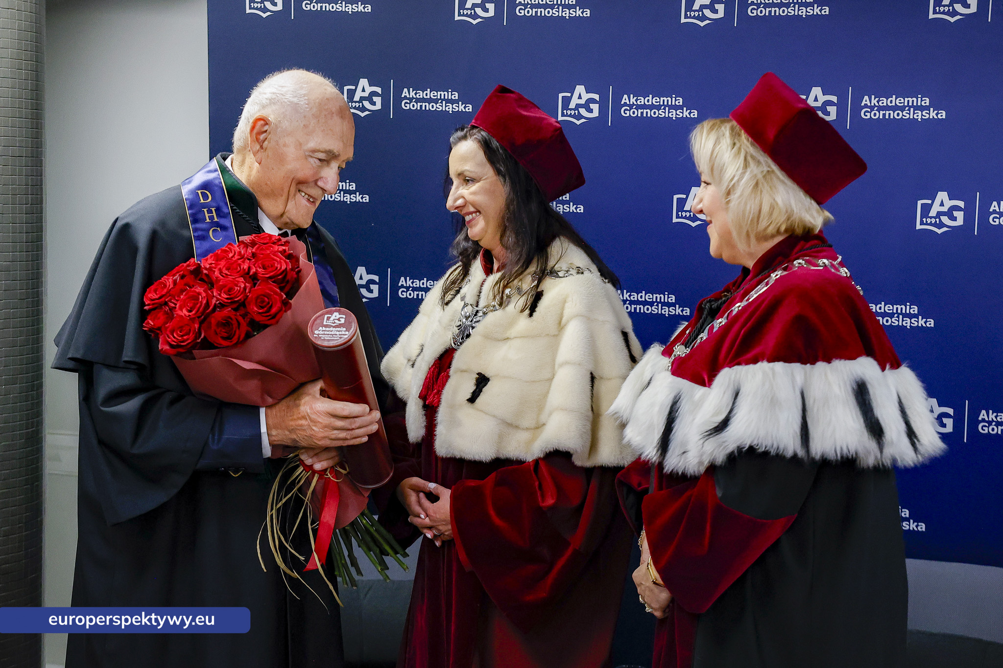 Europerspektywy Akademia Górnośląska uhonorowała prof. Jerzego Rokitę tytułem doktora honoris causa