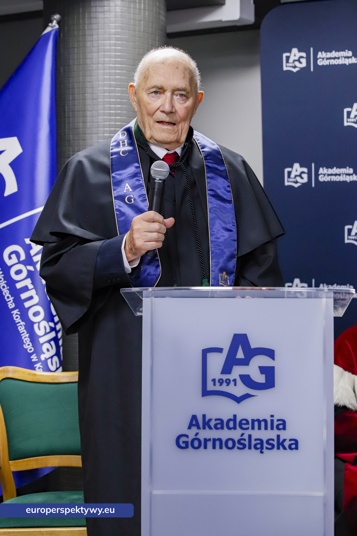Europerspektywy Akademia Górnośląska uhonorowała prof. Jerzego Rokitę tytułem doktora honoris causa