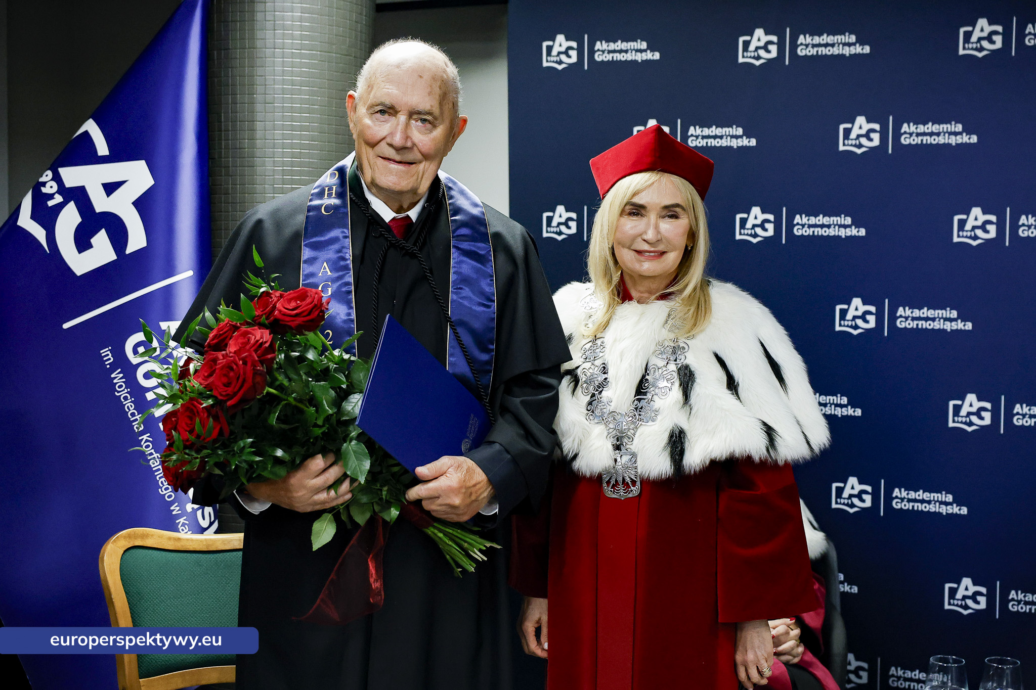 Europerspektywy Akademia Górnośląska uhonorowała prof. Jerzego Rokitę tytułem doktora honoris causa