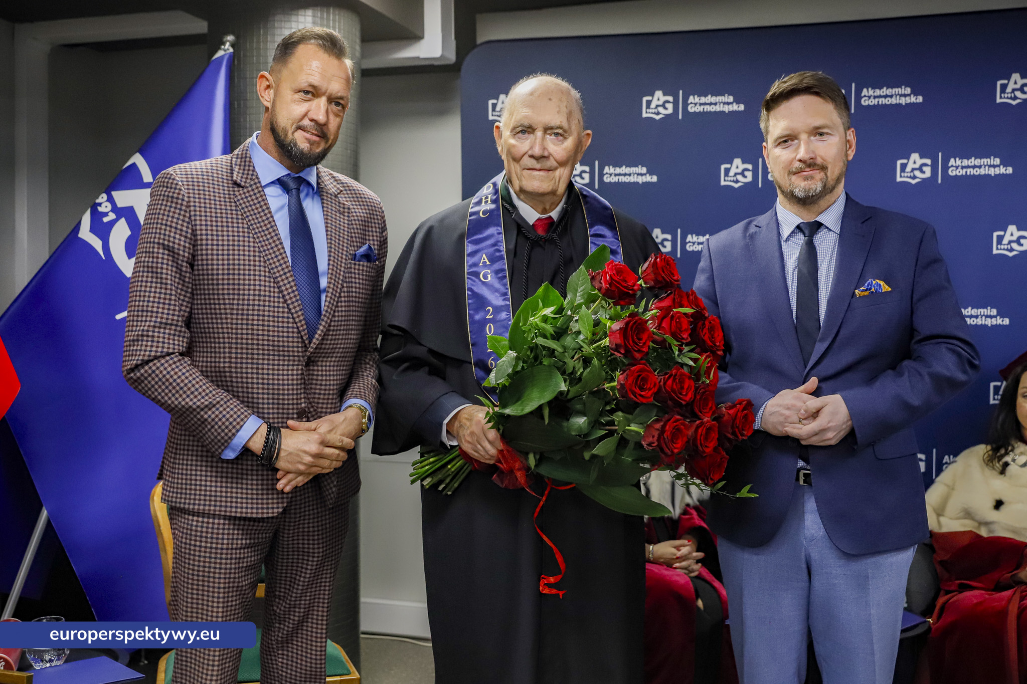 Europerspektywy Akademia Górnośląska uhonorowała prof. Jerzego Rokitę tytułem doktora honoris causa