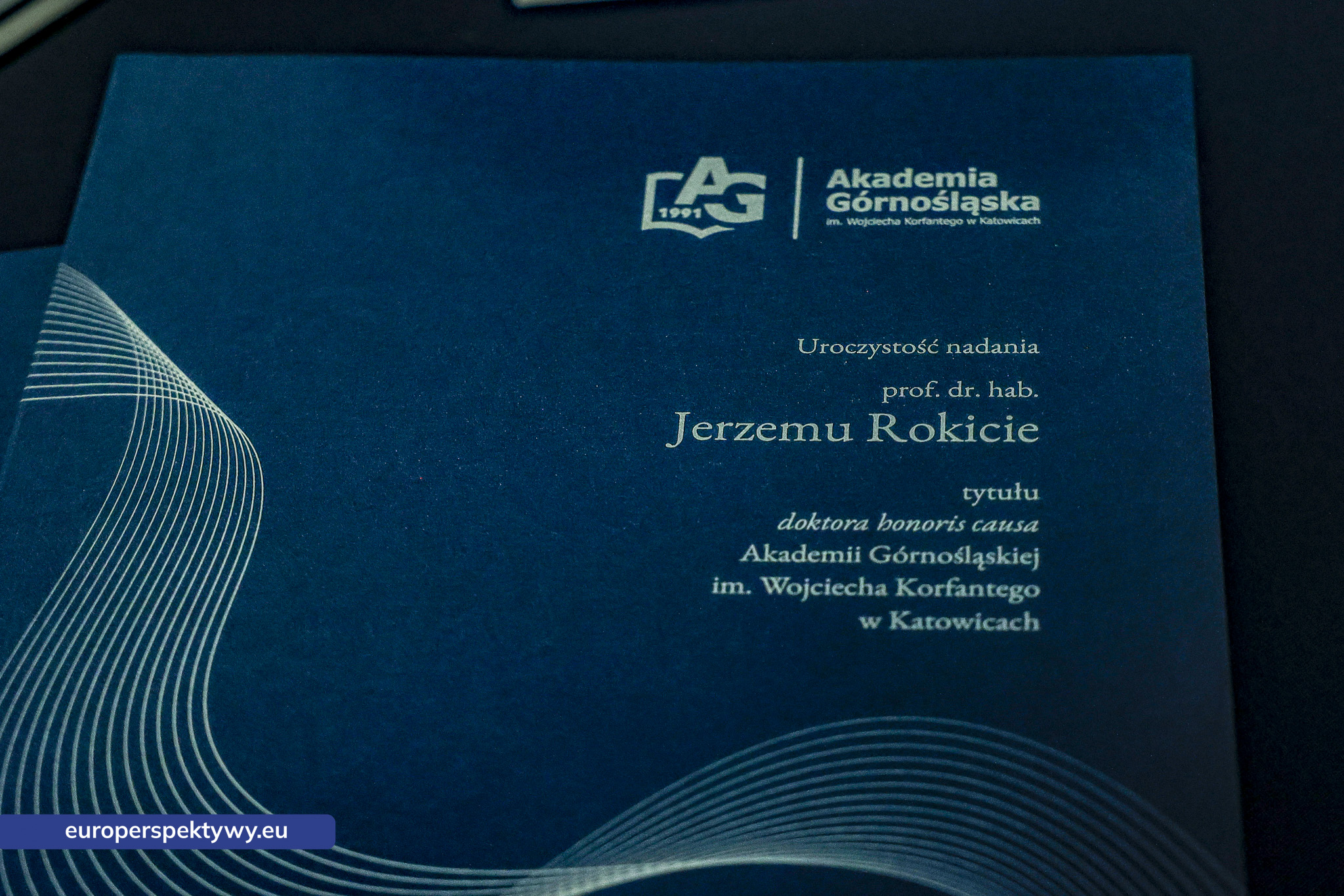 Europerspektywy Akademia Górnośląska uhonorowała prof. Jerzego Rokitę tytułem doktora honoris causa