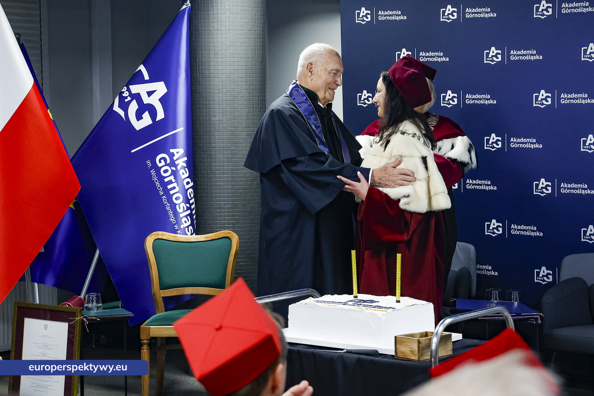 Europerspektywy Akademia Górnośląska uhonorowała prof. Jerzego Rokitę tytułem doktora honoris causa