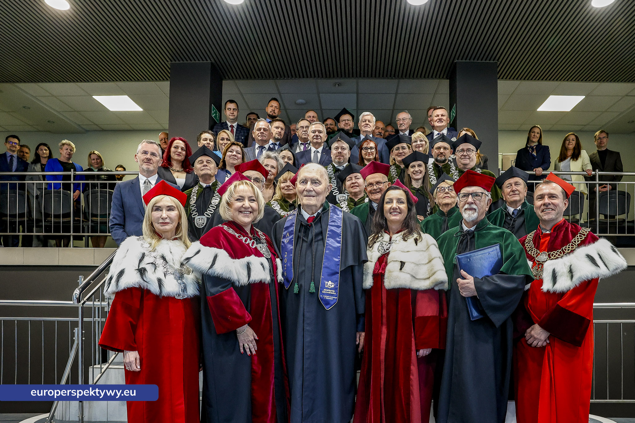 Europerspektywy Akademia Górnośląska uhonorowała prof. Jerzego Rokitę tytułem doktora honoris causa