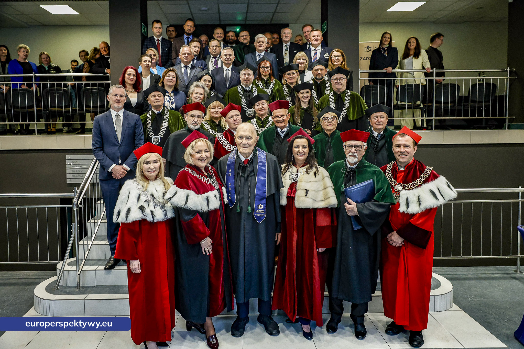Europerspektywy Akademia Górnośląska uhonorowała prof. Jerzego Rokitę tytułem doktora honoris causa