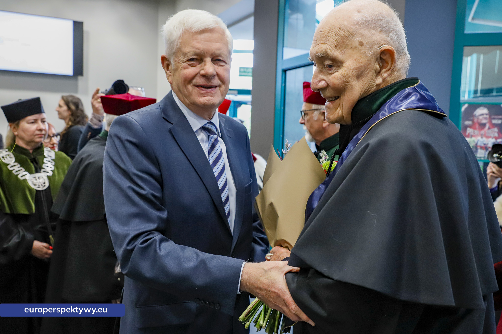 Europerspektywy Akademia Górnośląska uhonorowała prof. Jerzego Rokitę tytułem doktora honoris causa